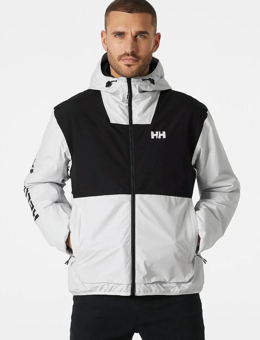 Helly Hansen - ERVIK INS RAIN JACKET - regnjackor - nimbus cloud - 0