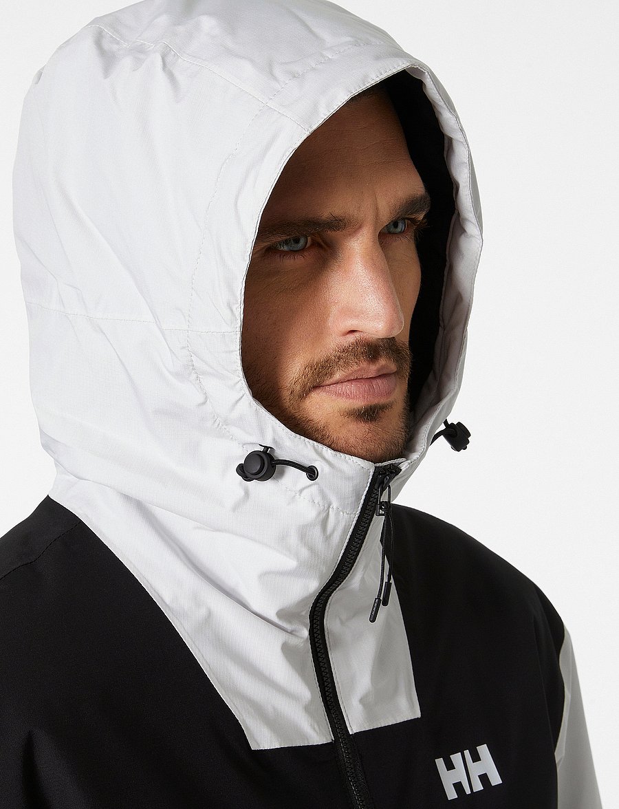 Helly Hansen - ERVIK INS RAIN JACKET - regnjackor - nimbus cloud - 4
