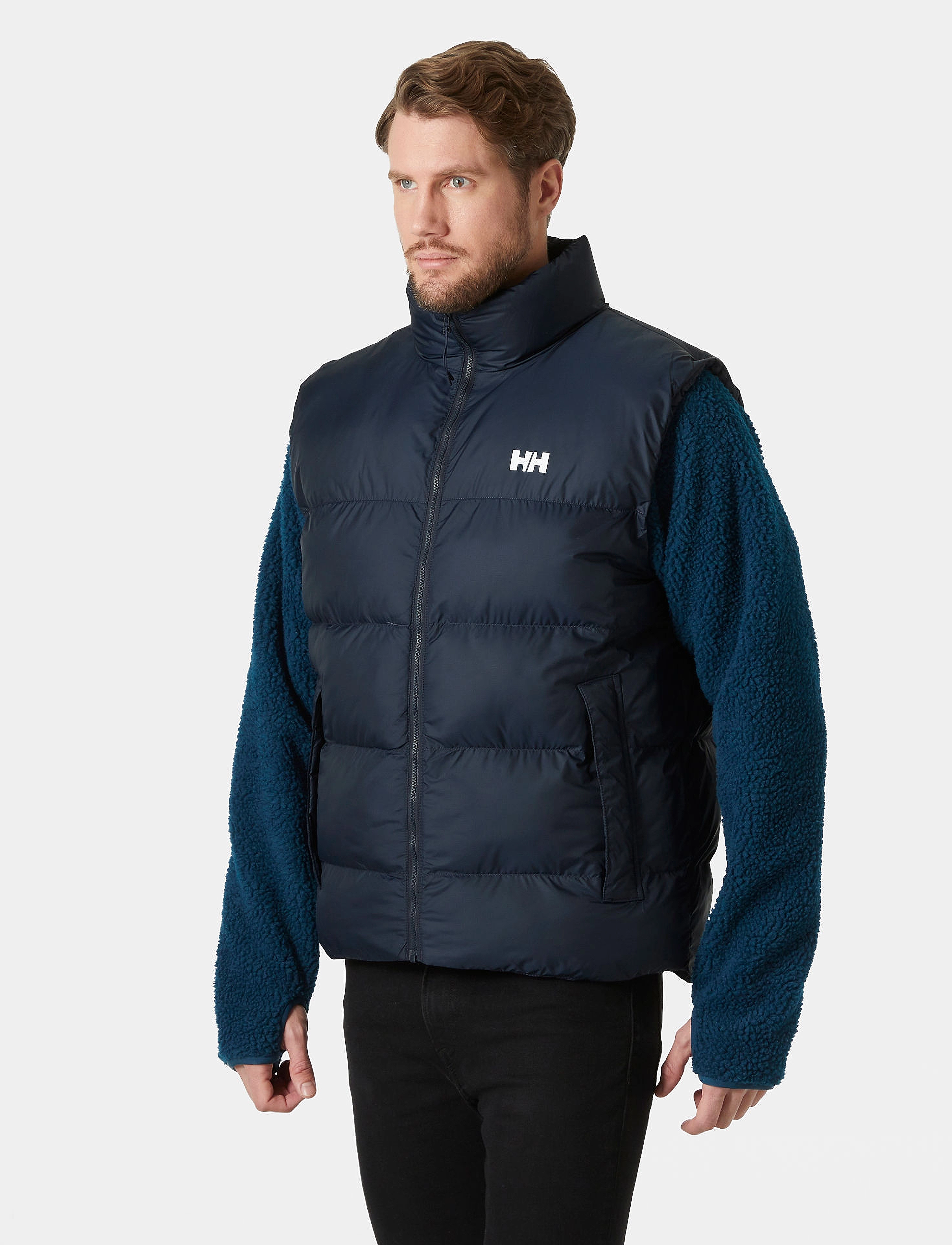 Helly Hansen Active Puffy Vest, Mænd, Puffer Vest, Navy, Str: M