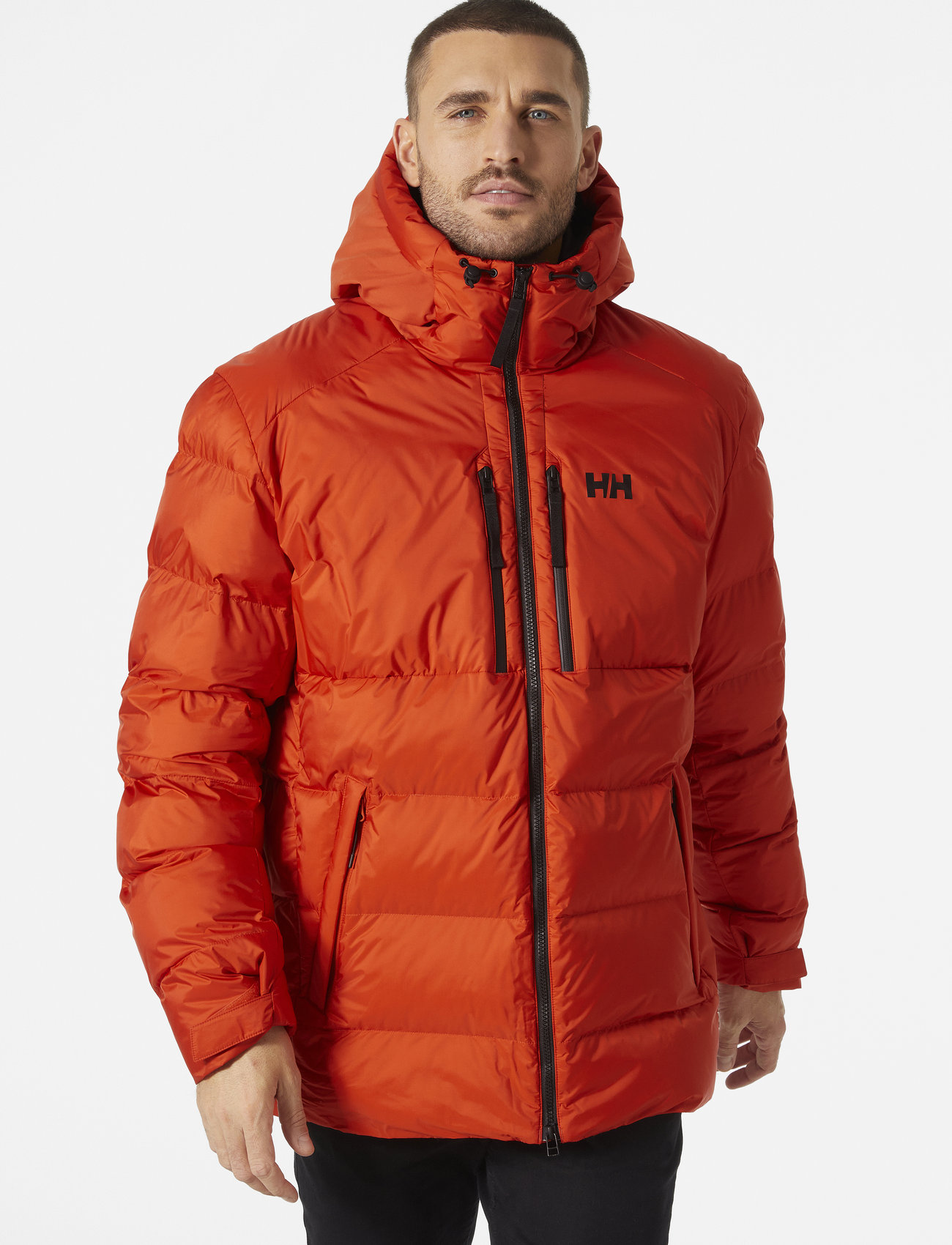 Helly Hansen - PARK PUFFY PARKA - lauko ir nuo lietaus apsaugančios striukės - patrol oran - 0