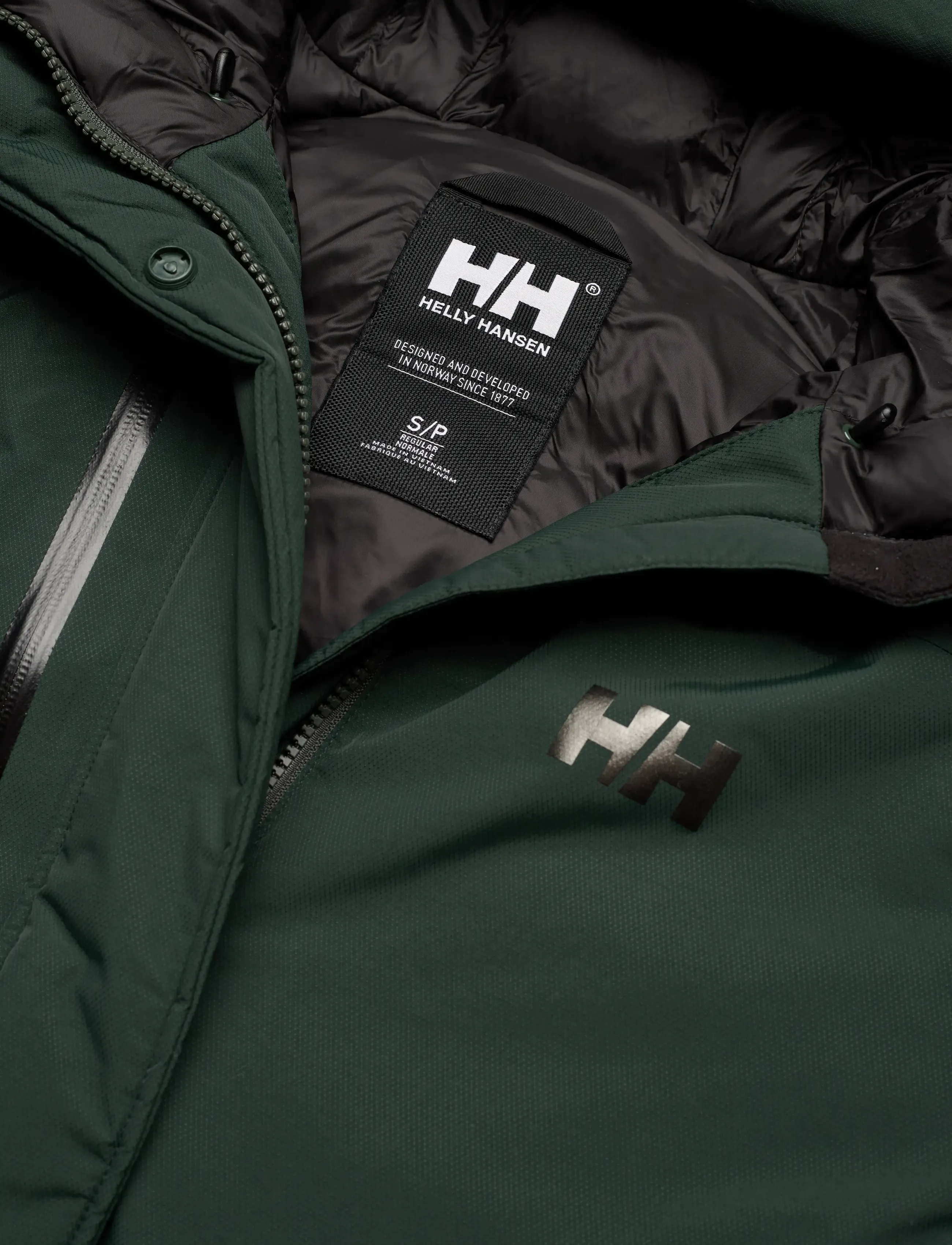 Helly Hansen - W ADORE HT PARKA - parka coats - dark jungle - 4