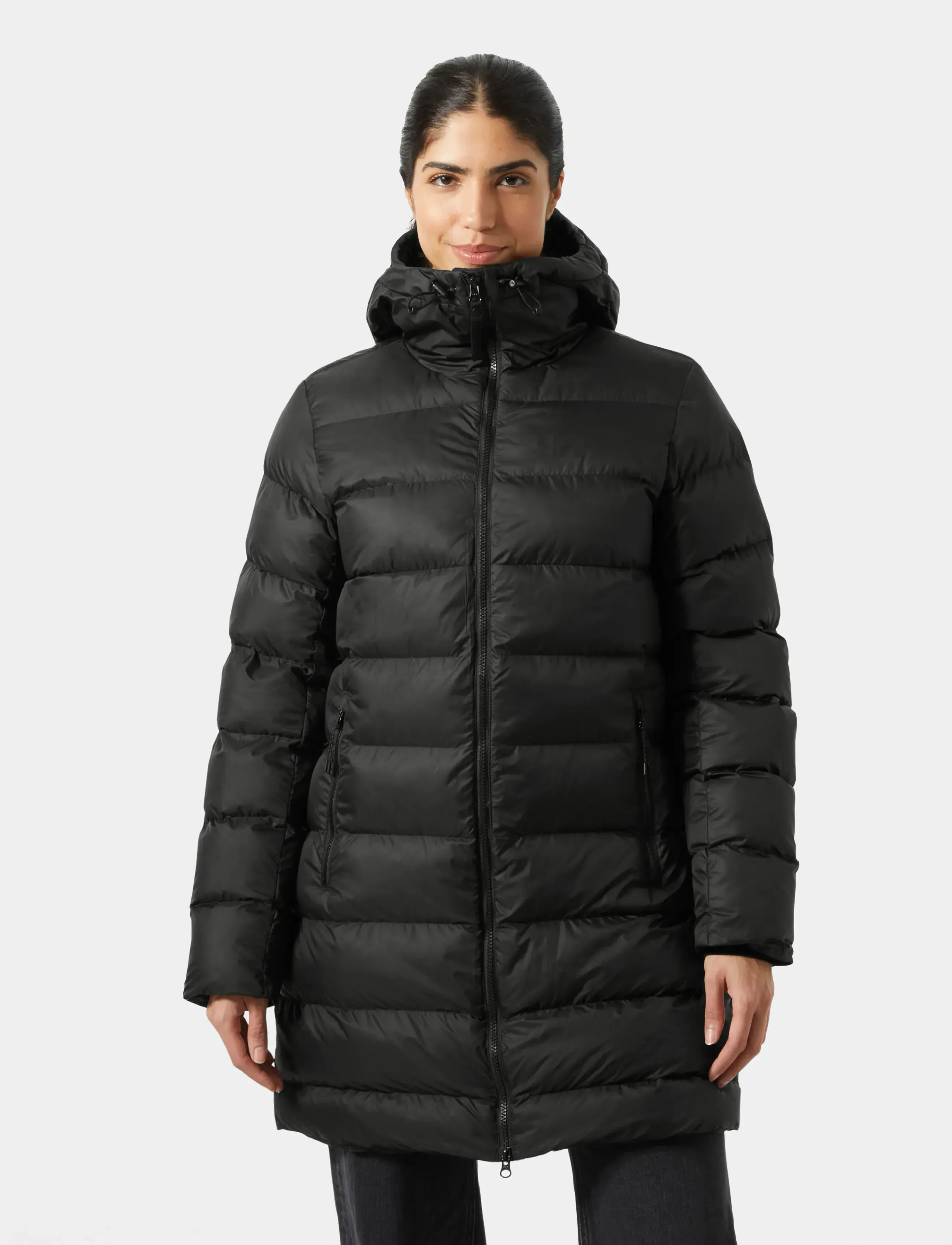 Helly Hansen W Active Puffy Parka, Kvinder, Vatteret Parka, Sort, Str: L