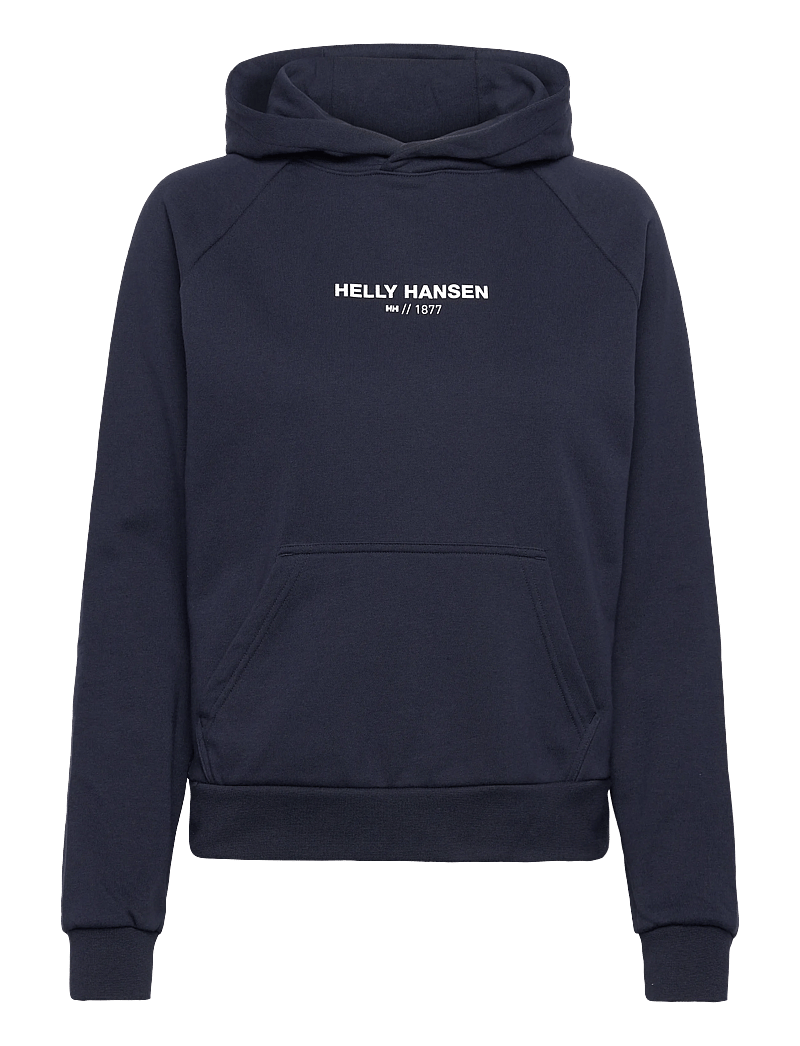 Helly Hansen - W CORE HOODIE - huvtröjor - navy - 0