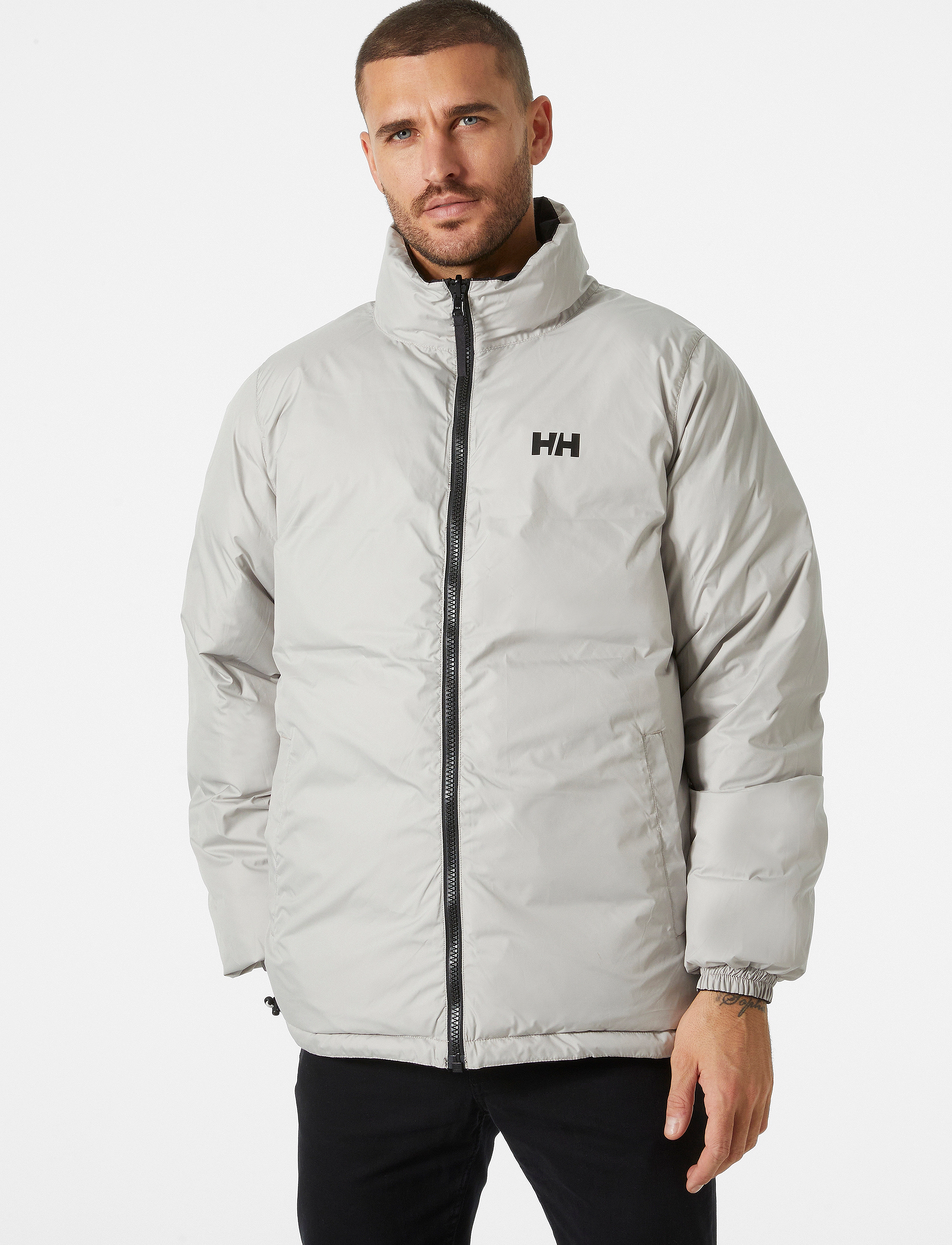 Helly Hansen YU 23 REVERSIBLE PUFFER - Jacken - BLACK / black