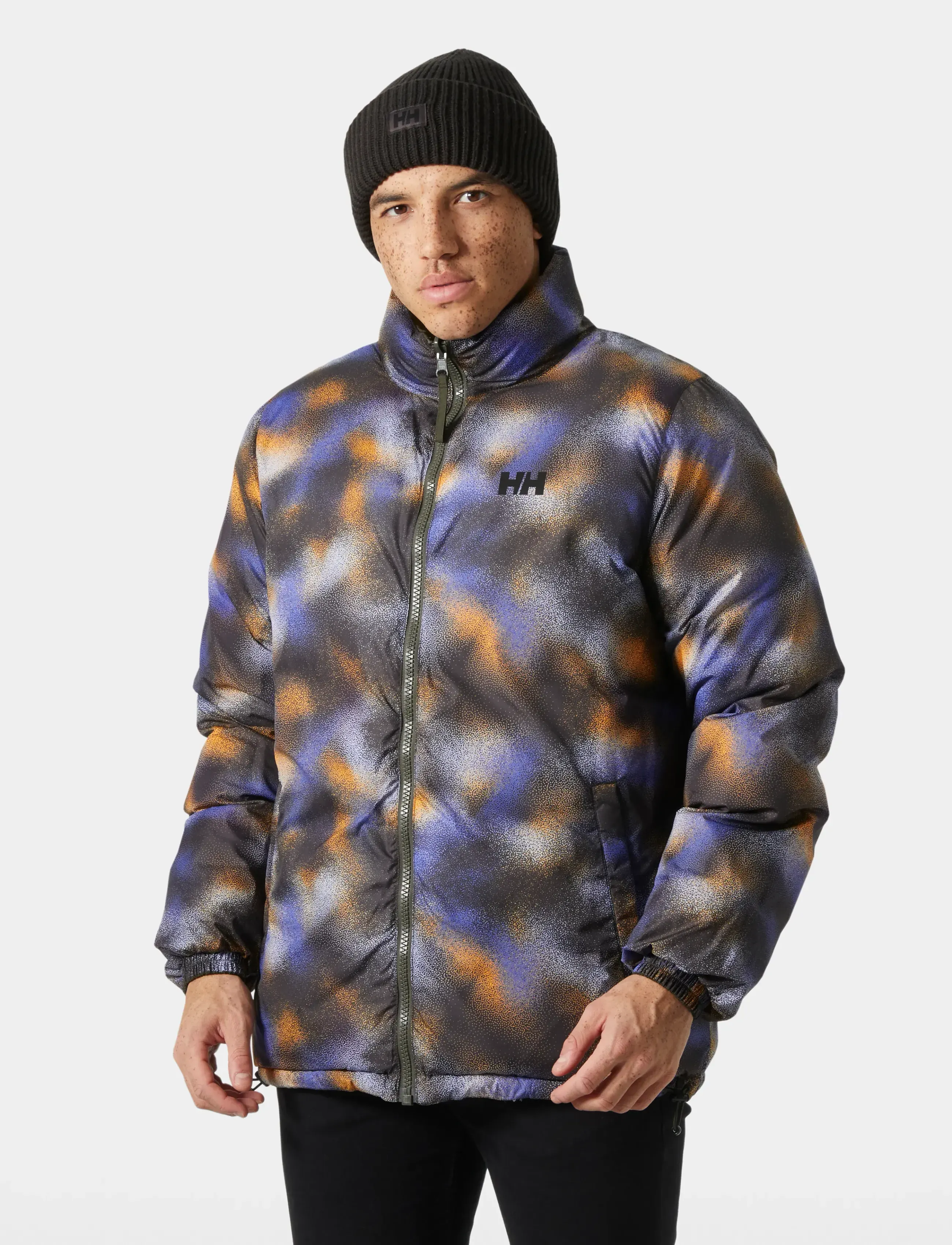 Helly Hansen - YU 23 REVERSIBLE PUFFER - daunenjacken - dark utility - 4