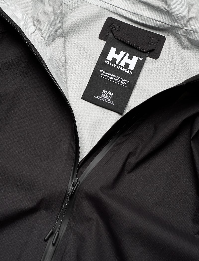 Helly Hansen - W ESSENCE LIGHT RAIN JACKET - Õueriided - black - 2