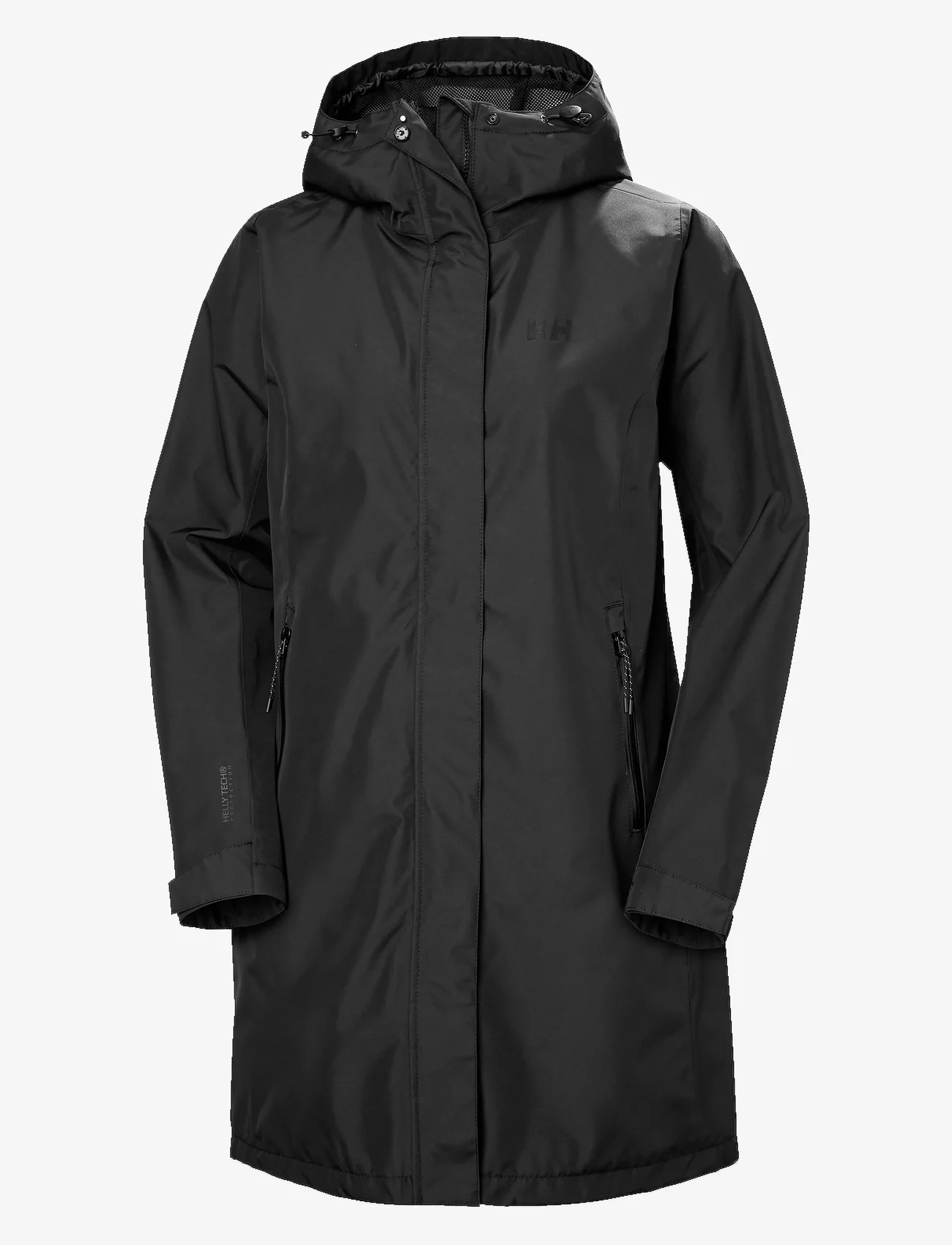 Helly Hansen - W VOYAGE RAINCOAT - outdoor & rain jackets - black - 1