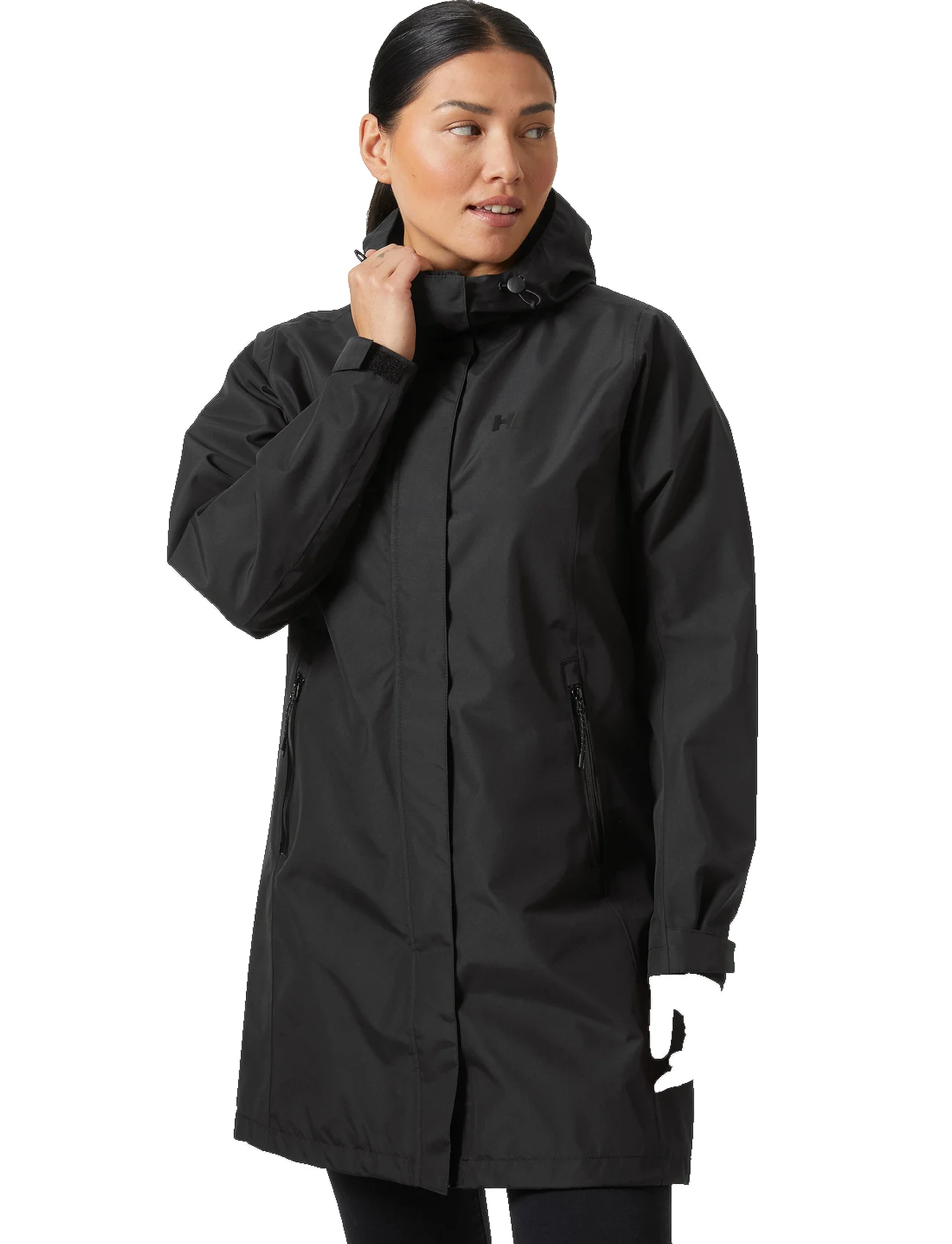 Helly Hansen - W VOYAGE RAINCOAT - outdoor & rain jackets - black - 0