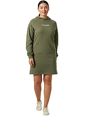 Helly Hansen - W CORE HOODIE DRESS - sweatshirt-kjoler - lav green - 2