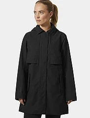 Helly Hansen - W LILJA RAIN COAT - outdoor & rain jackets - black - 0