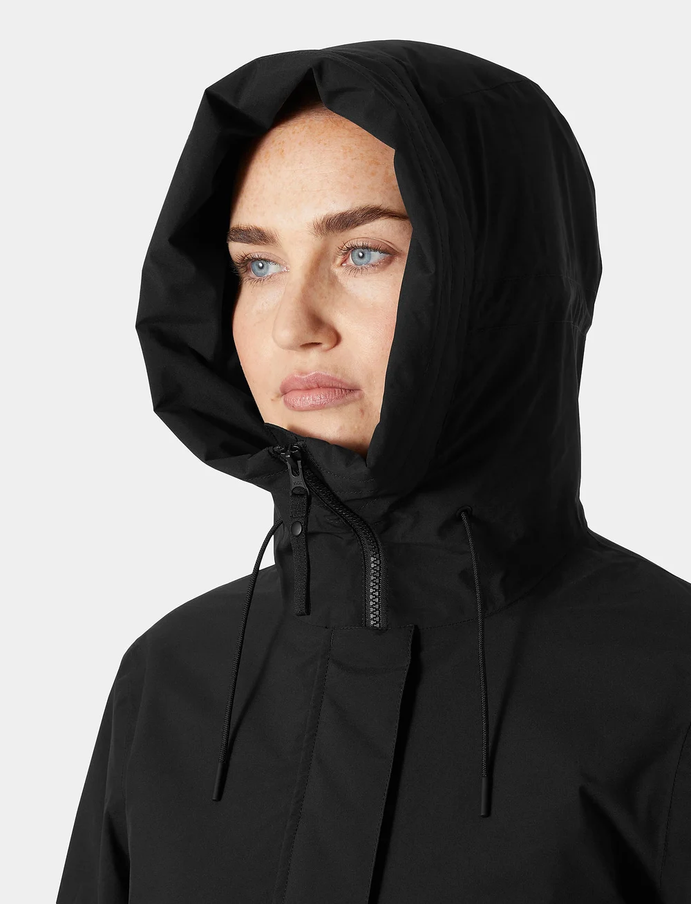 Helly Hansen - W VICTORIA INS MID RAIN JACKET - outdoor - black - 4