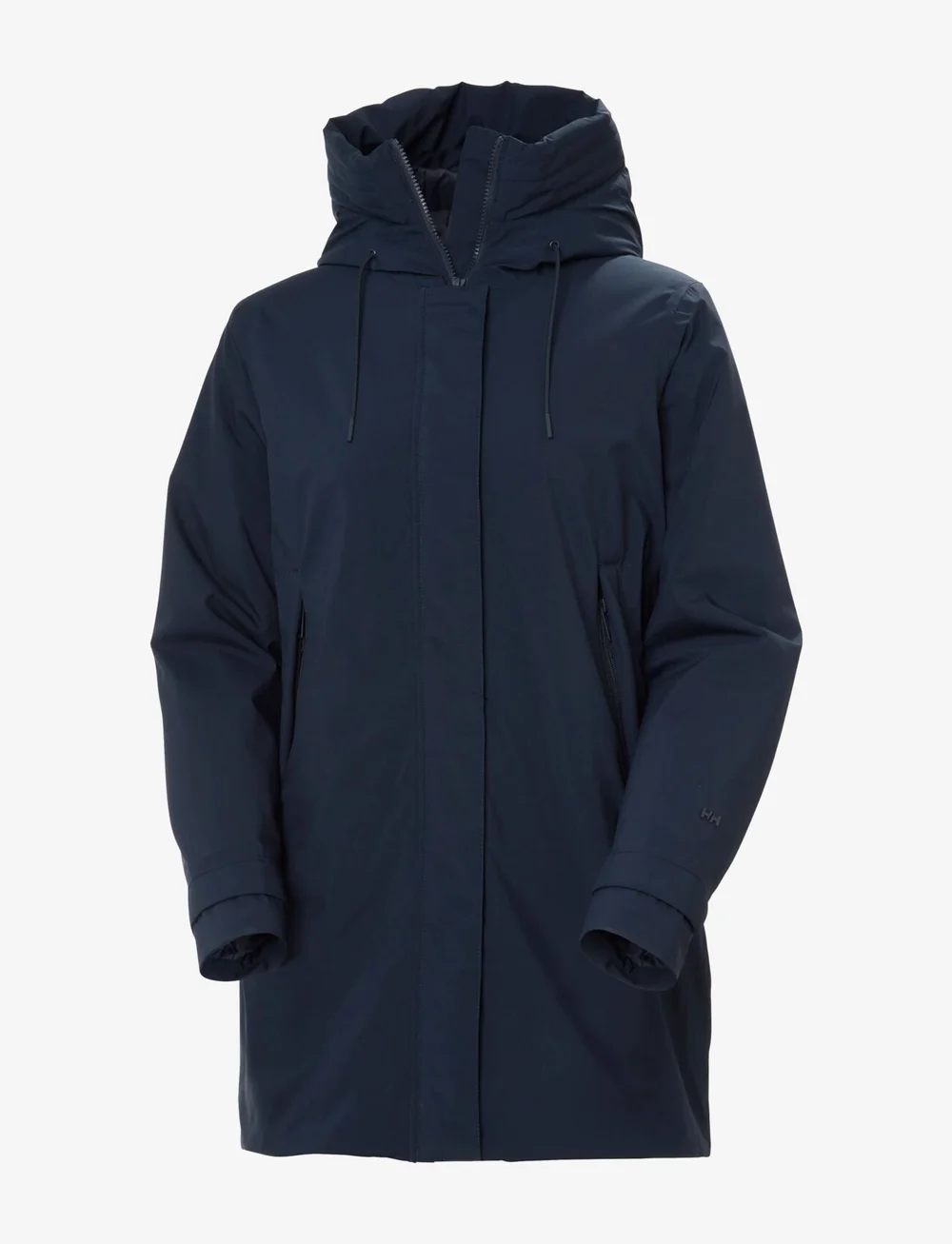 Helly Hansen - W VICTORIA INS MID RAIN JACKET - overtøj - navy - 1
