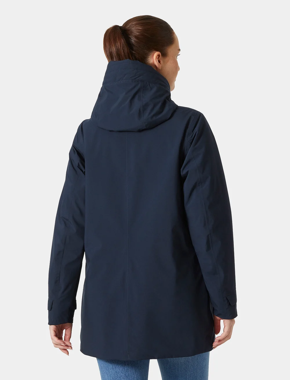 Helly Hansen - W VICTORIA INS MID RAIN JACKET - overtøj - navy - 3