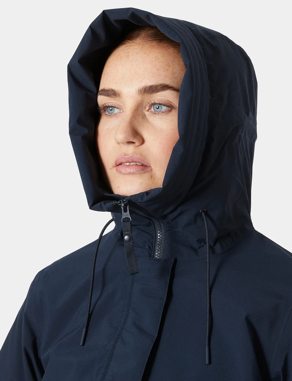 Helly Hansen - W VICTORIA INS MID RAIN JACKET - overtøj - navy - 4