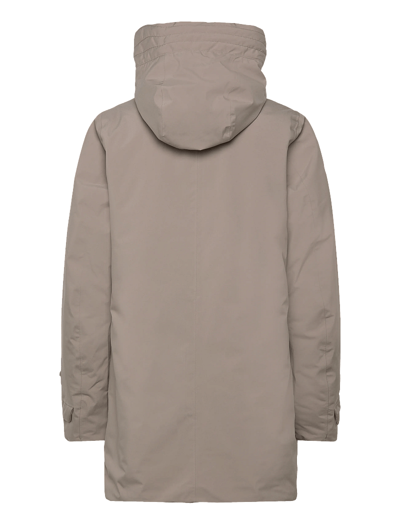 Helly Hansen - W VICTORIA INS MID RAIN JACKET - ytterkläder - terrazzo - 1