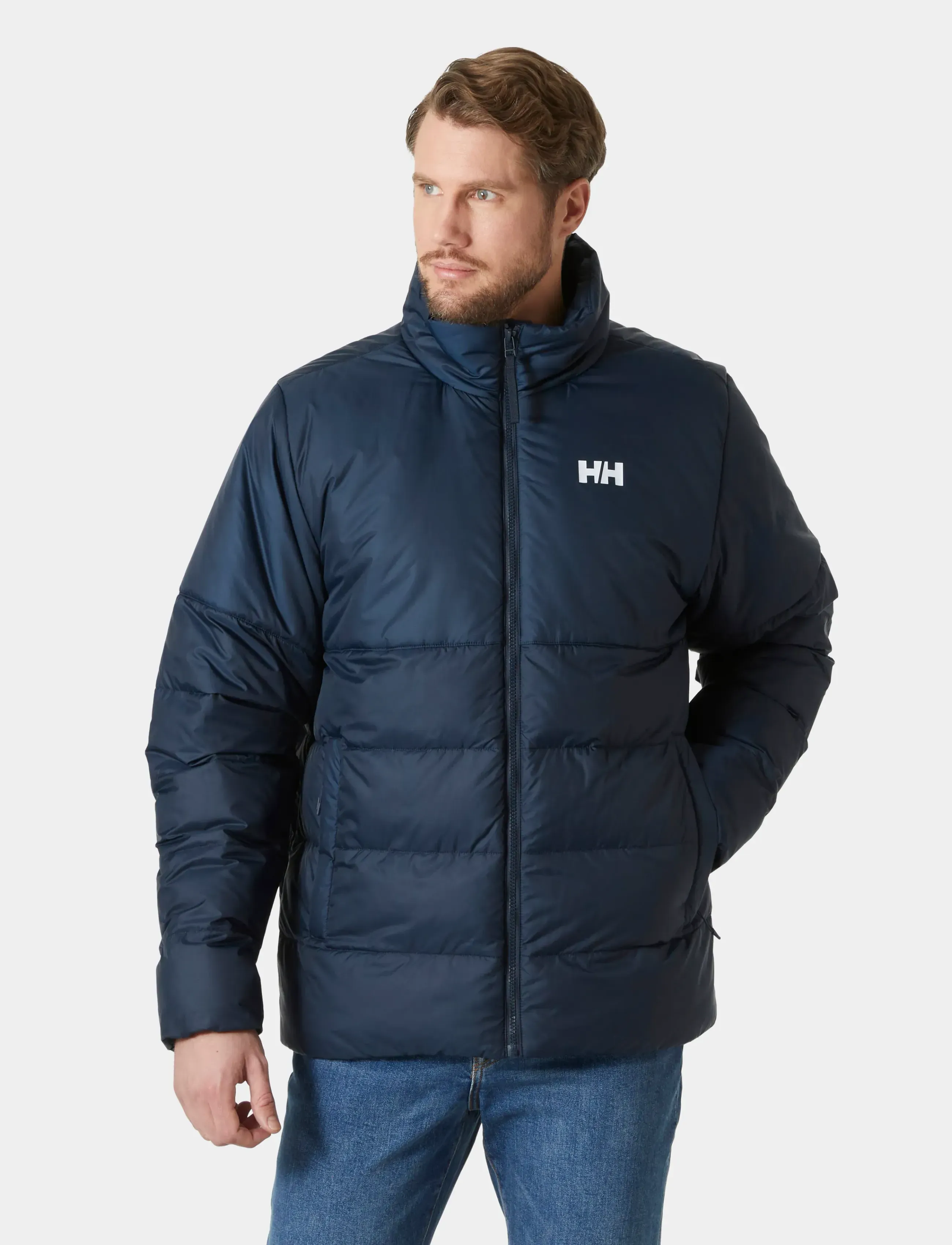 Helly Hansen Oslo Light Puffy Jacket, XXL, Navy, Jakker > Vatterede Jakker, Herre
