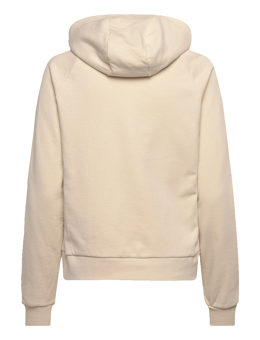 Helly Hansen - W CORE GRAPHIC HOODIE - tops - cream - 1