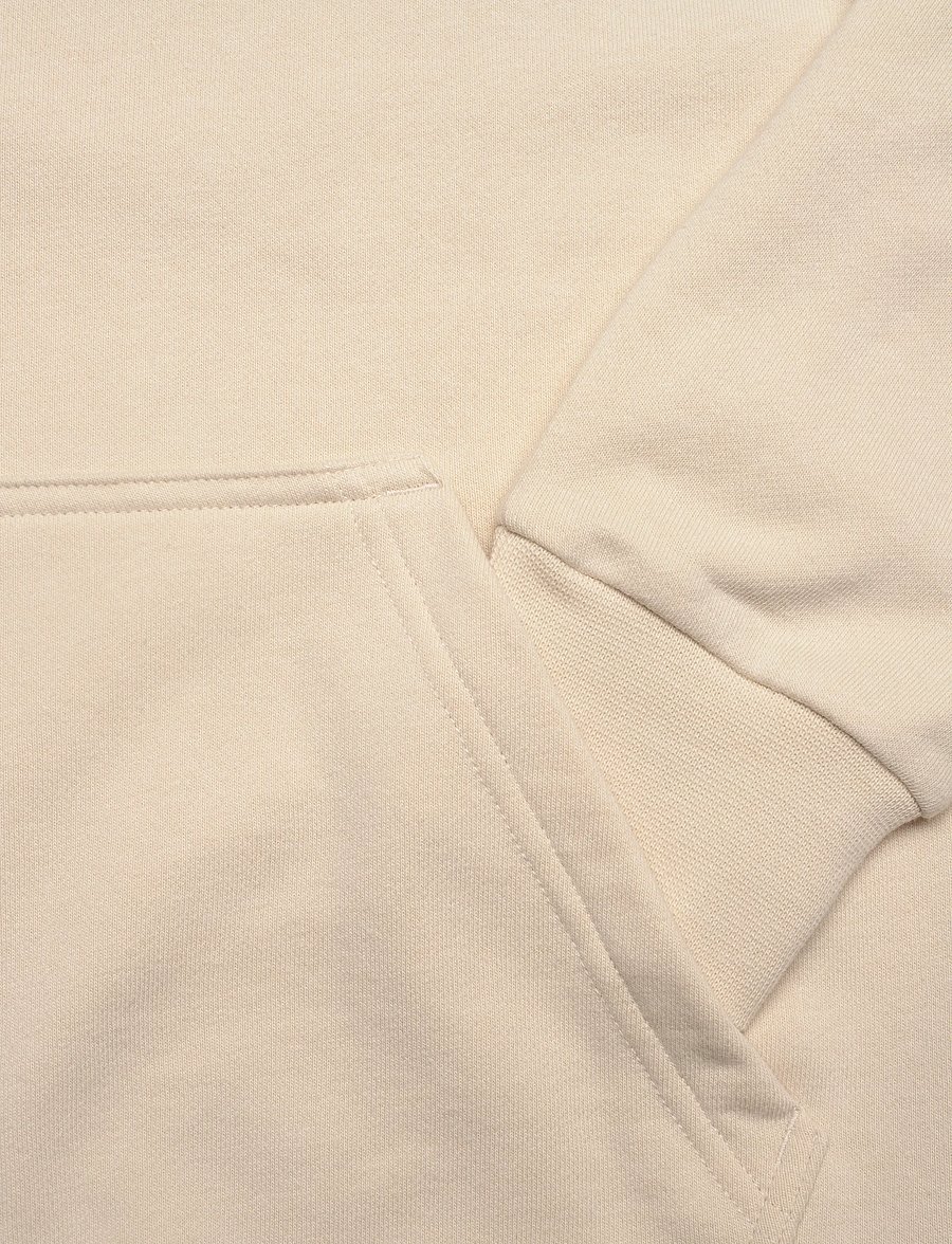 Helly Hansen - W CORE GRAPHIC HOODIE - tops - cream - 3