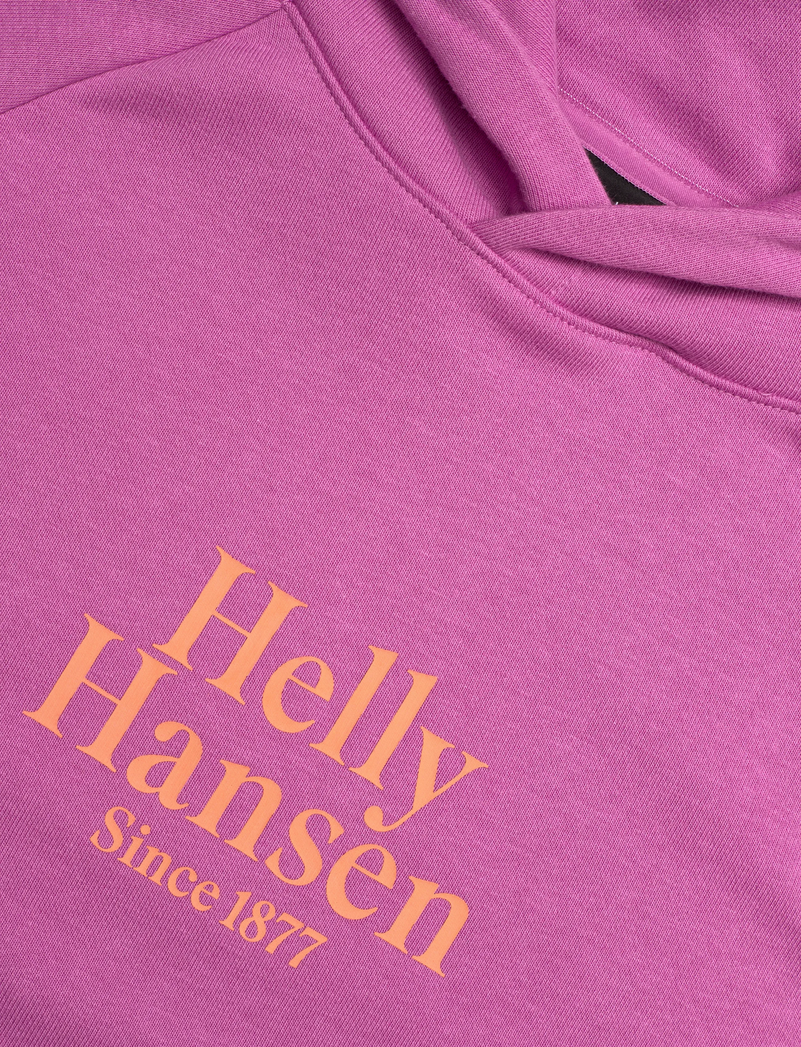 Helly Hansen - W CORE GRAPHIC HOODIE - tops - meta pink - 2