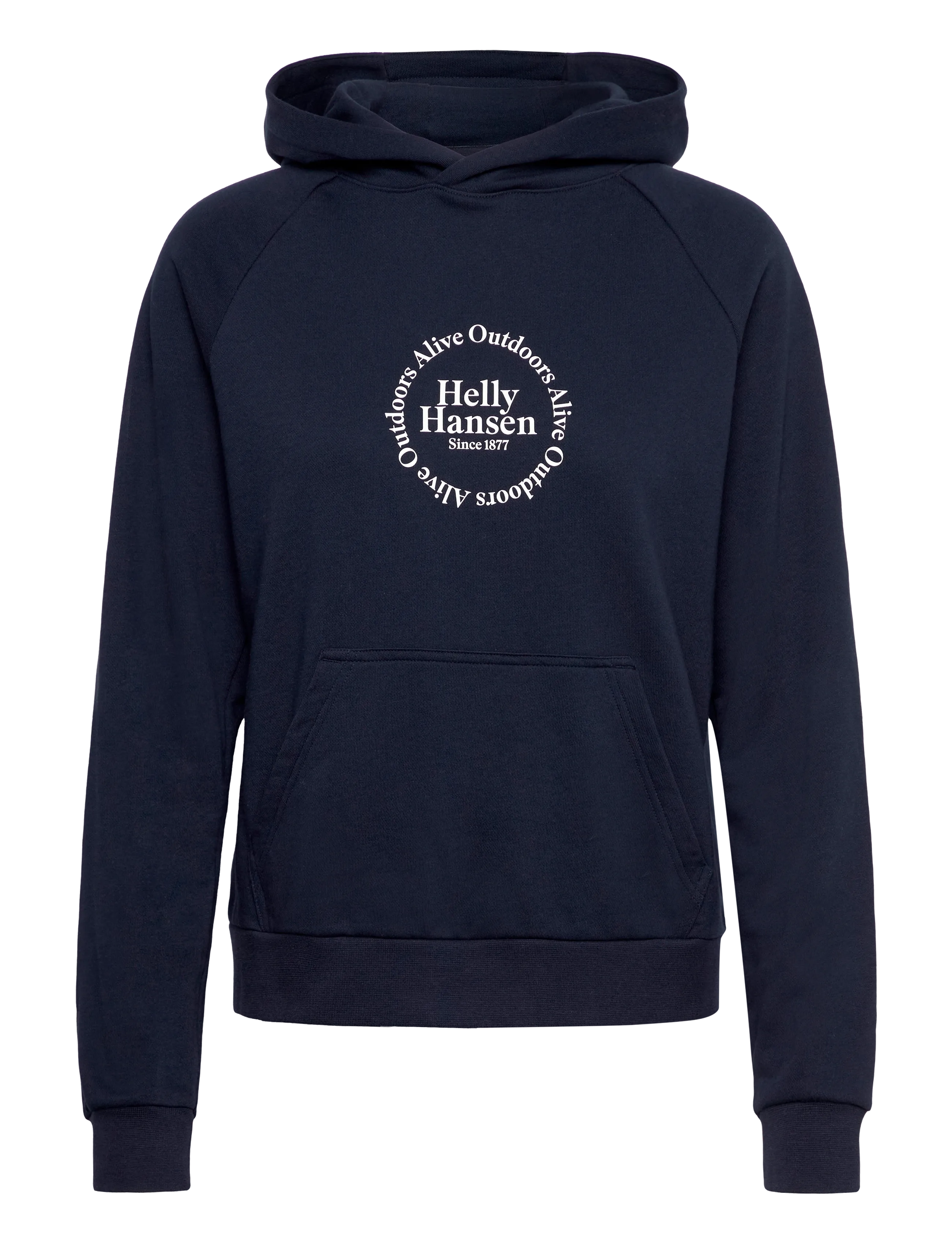 HELLY HANSEN W Core Graphic Hoodie Navy - M - Damen