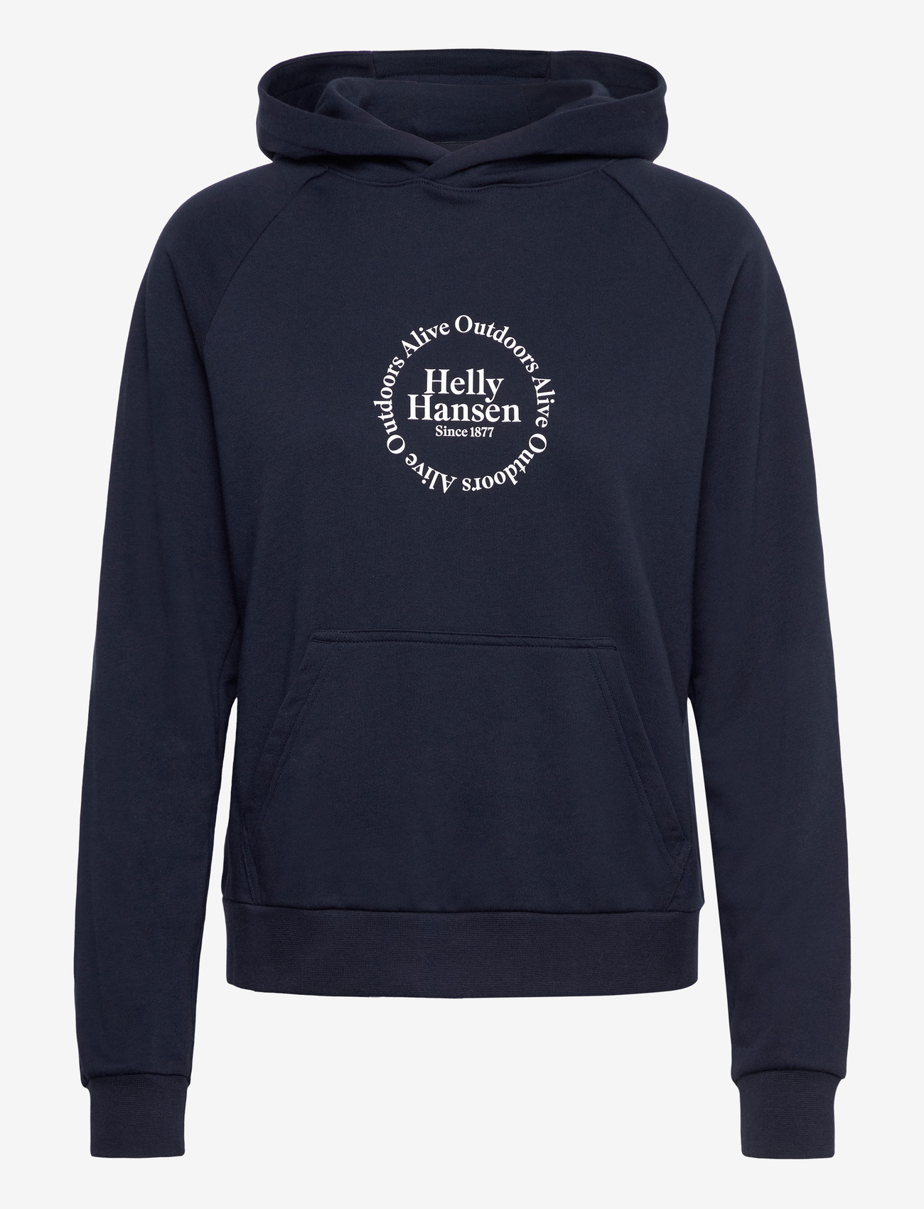Helly Hansen - W CORE GRAPHIC HOODIE - oberteile - navy - 0