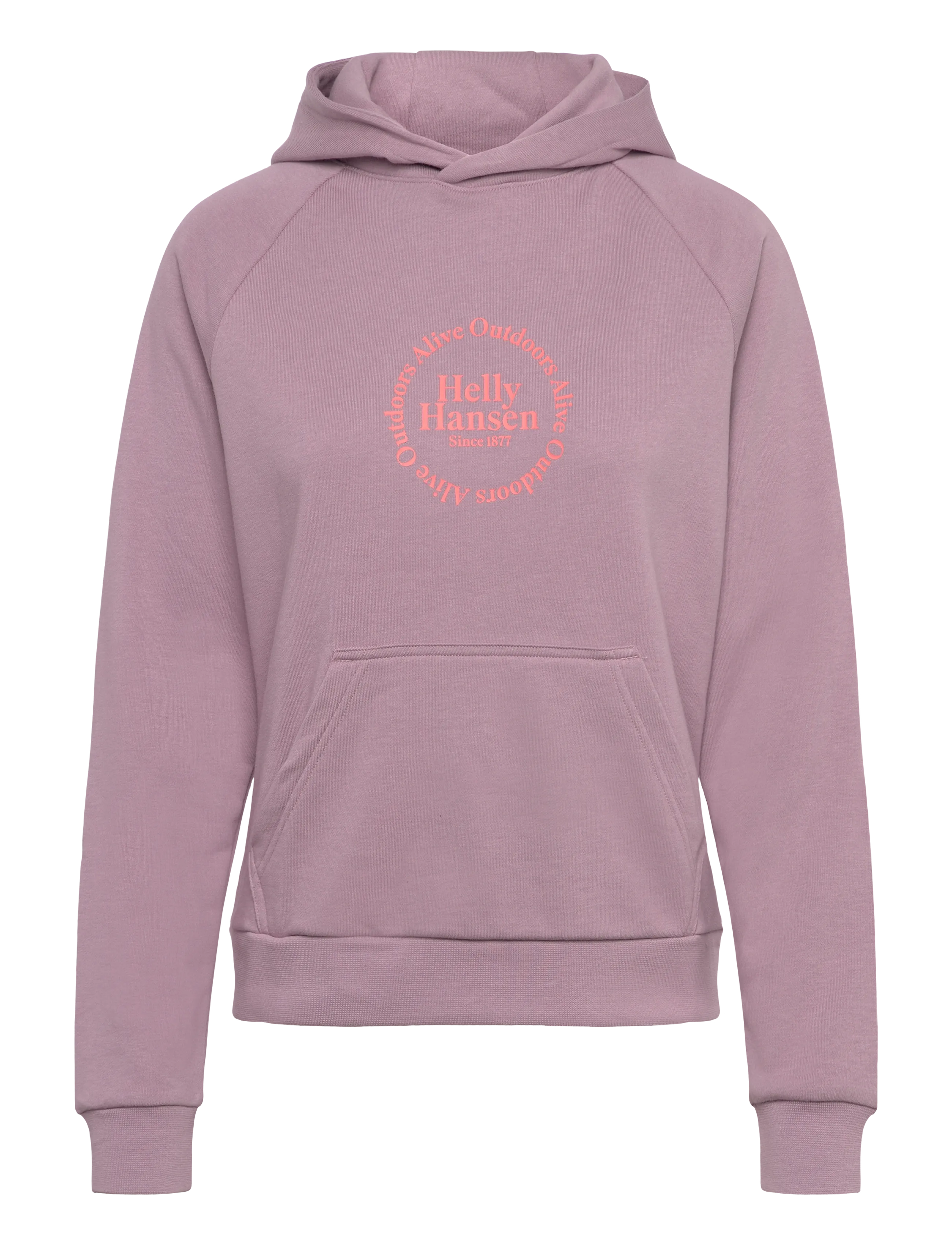 Helly Hansen W CORE GRAPHIC HOODIE - Helly Hansen - PURPLE CLAY / purple