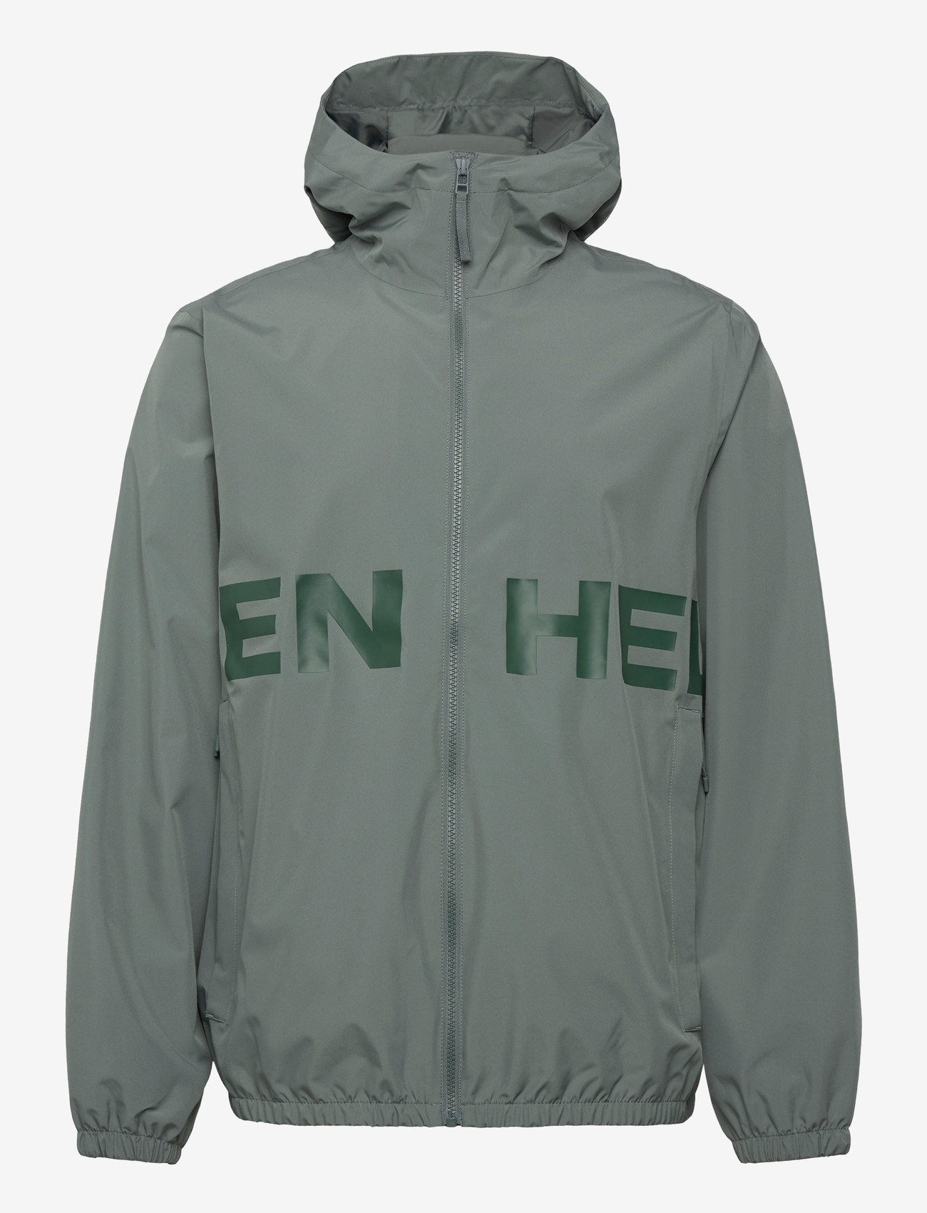 Helly Hansen - CORE GRAPHIC RAIN JACKET - regnjakker - grey cactus - 0