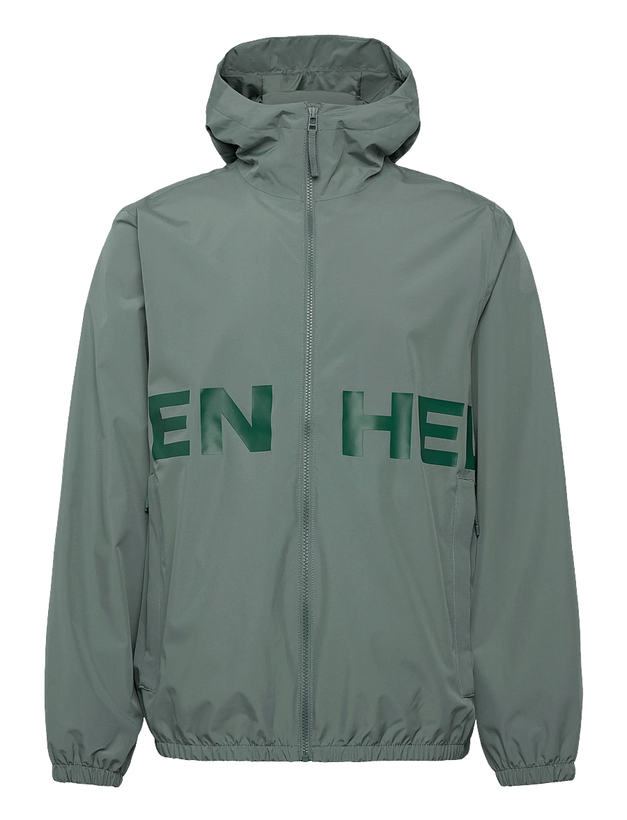 Helly Hansen - CORE GRAPHIC RAIN JACKET - Õueriided - grey cactus - 0