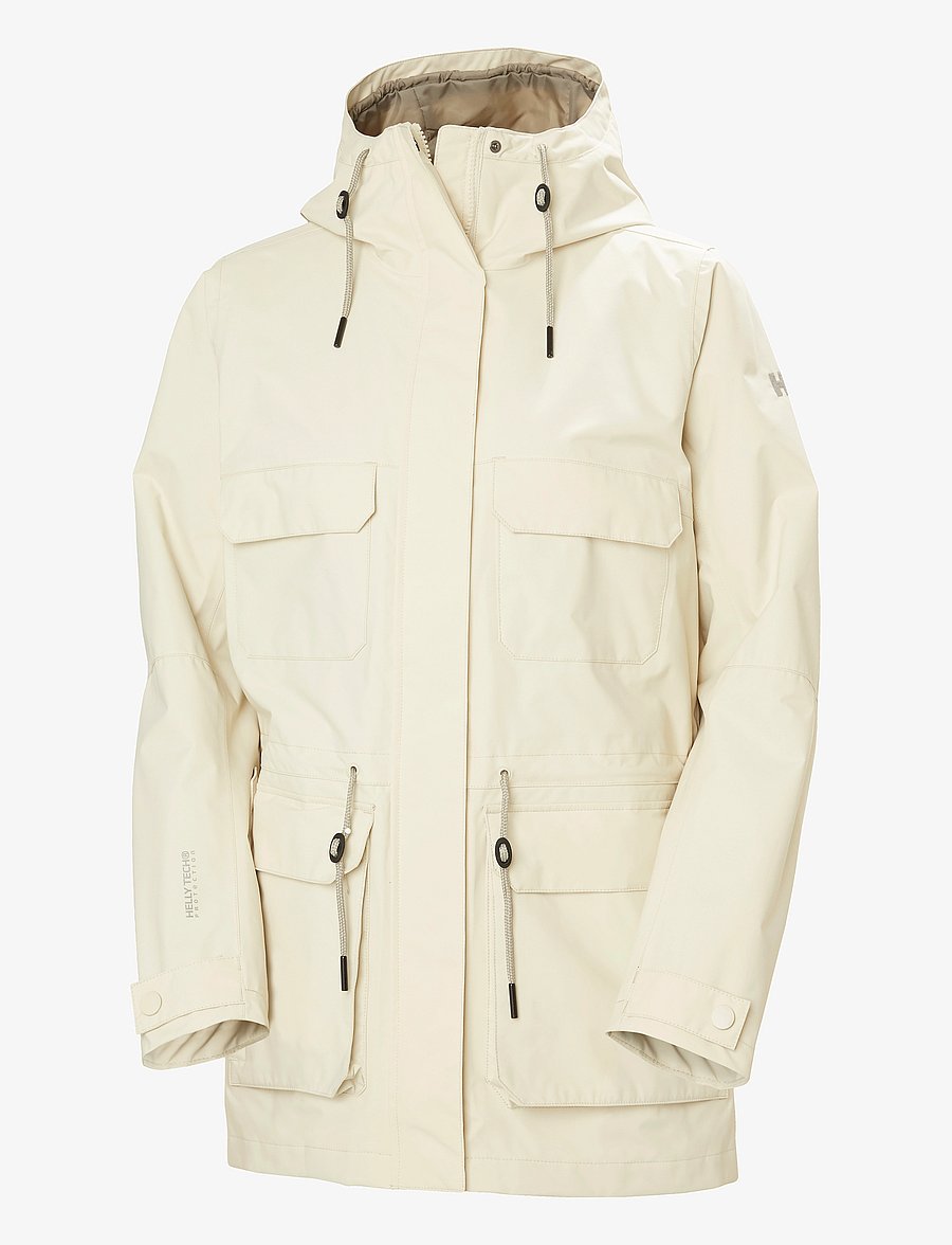 Helly Hansen - W ESCAPE UTILITY RAINCOAT - cream - 1