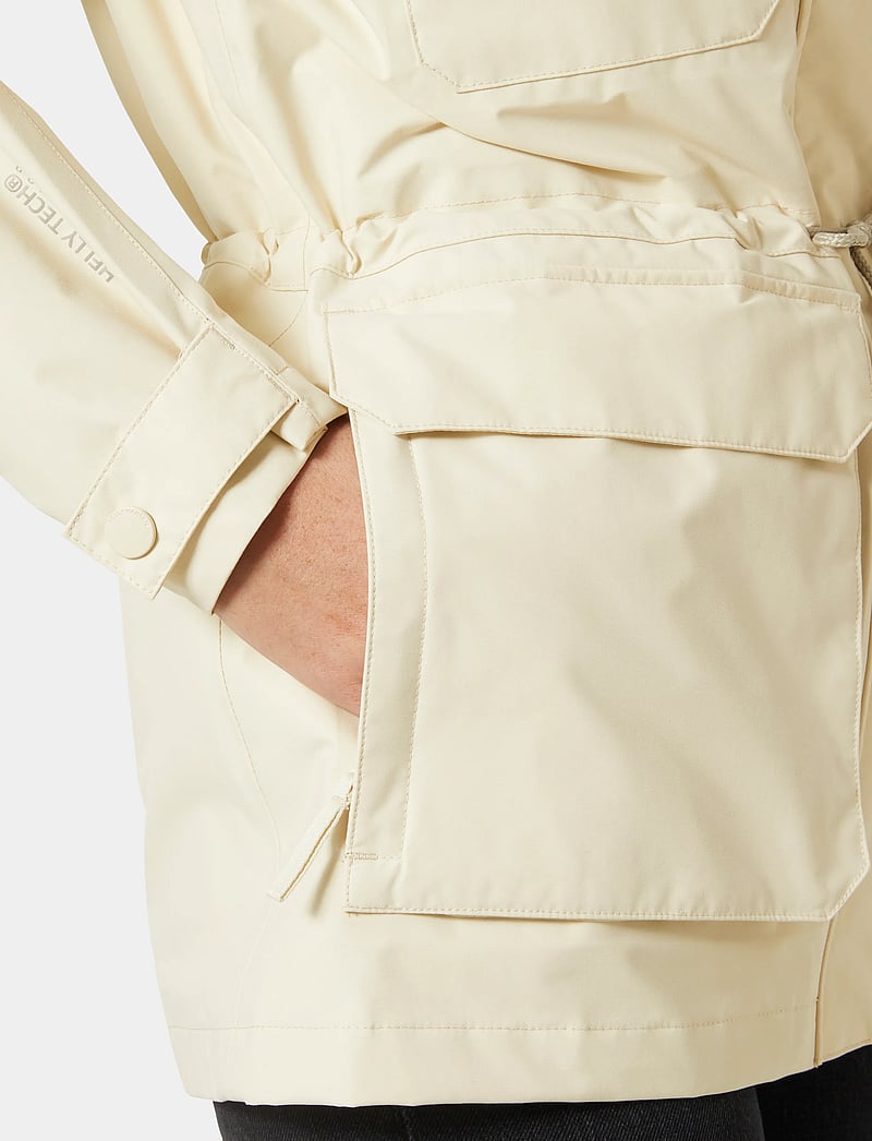 Helly Hansen - W ESCAPE UTILITY RAINCOAT - outdoor - cream - 3