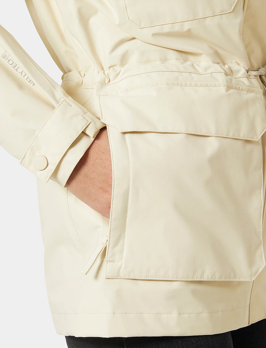 Helly Hansen - W ESCAPE UTILITY RAINCOAT - cream - 3