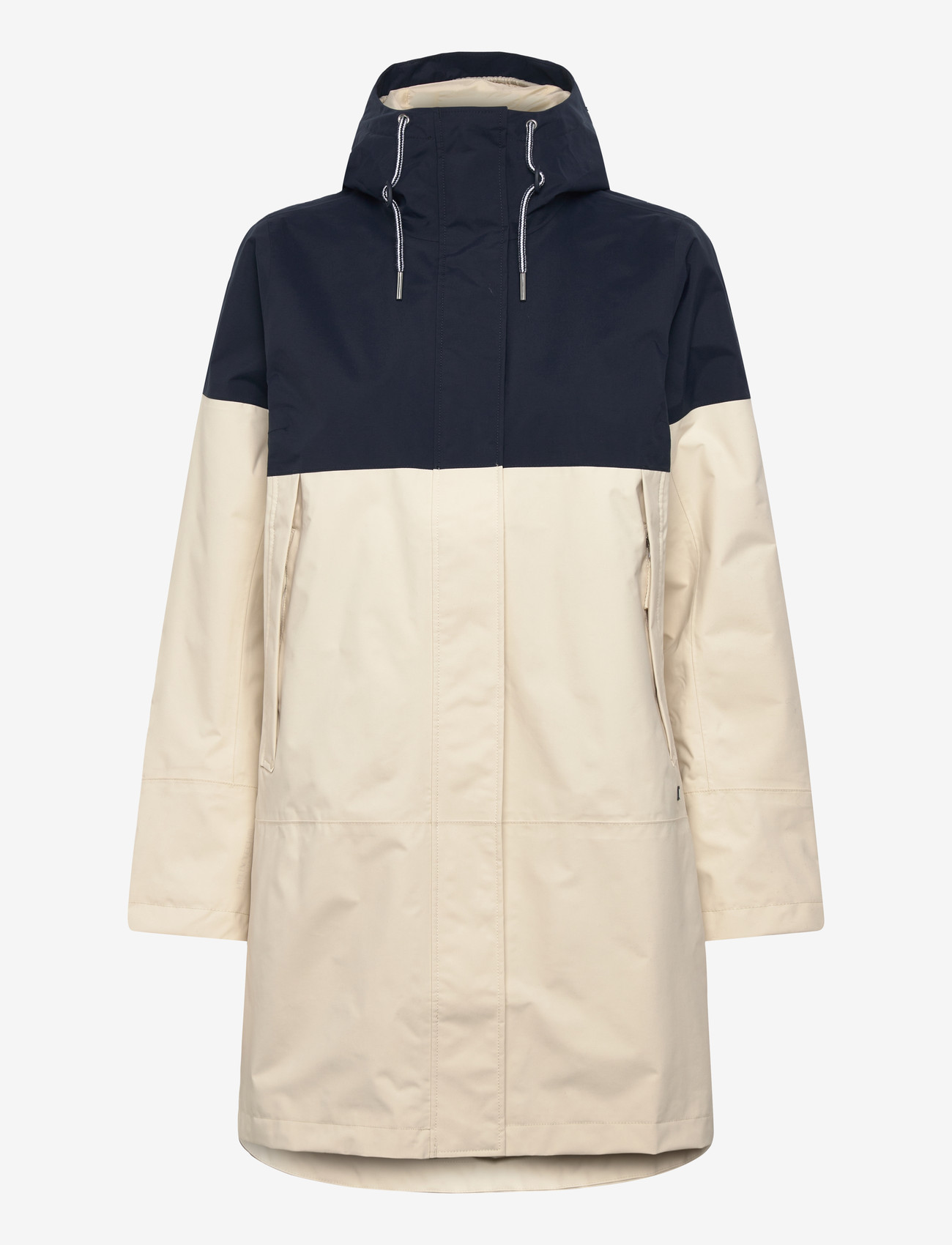 Helly Hansen - W KOSTER RAIN COAT - rain jackets - cream - 1