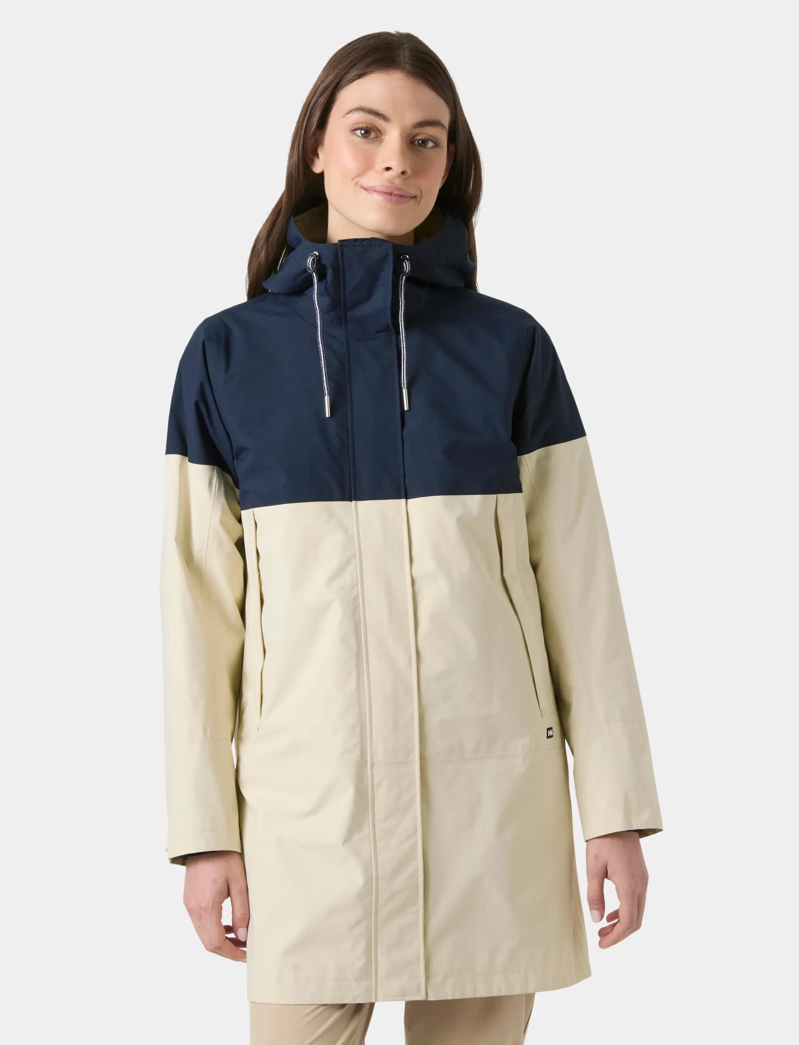 Helly Hansen W Koster Rain Coat, L, Cream, Sport Rainwear > Sport Raincoats, Dame