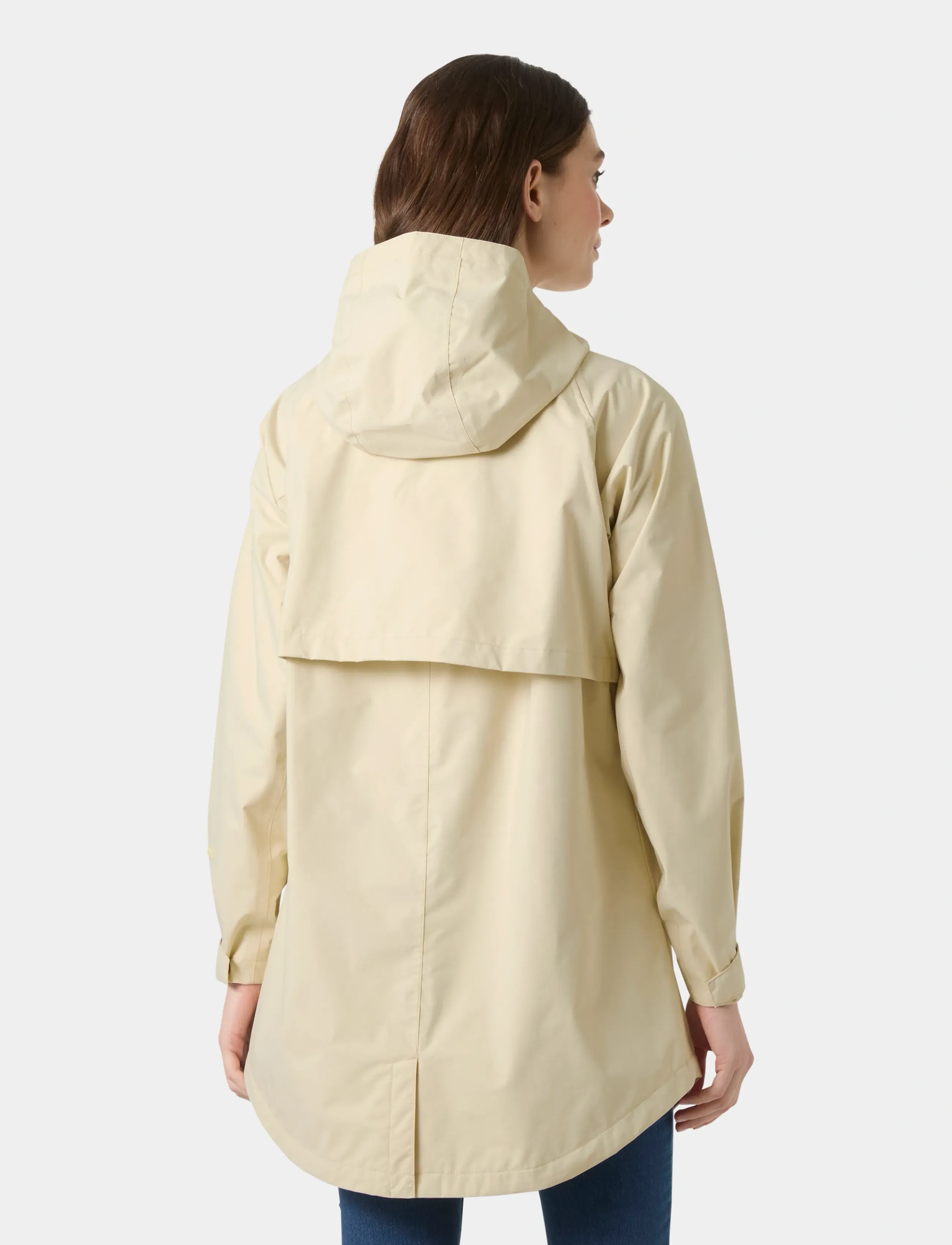 Helly Hansen - W VALENTIA 2.0 RAINCOAT - rain jackets - cream - 3