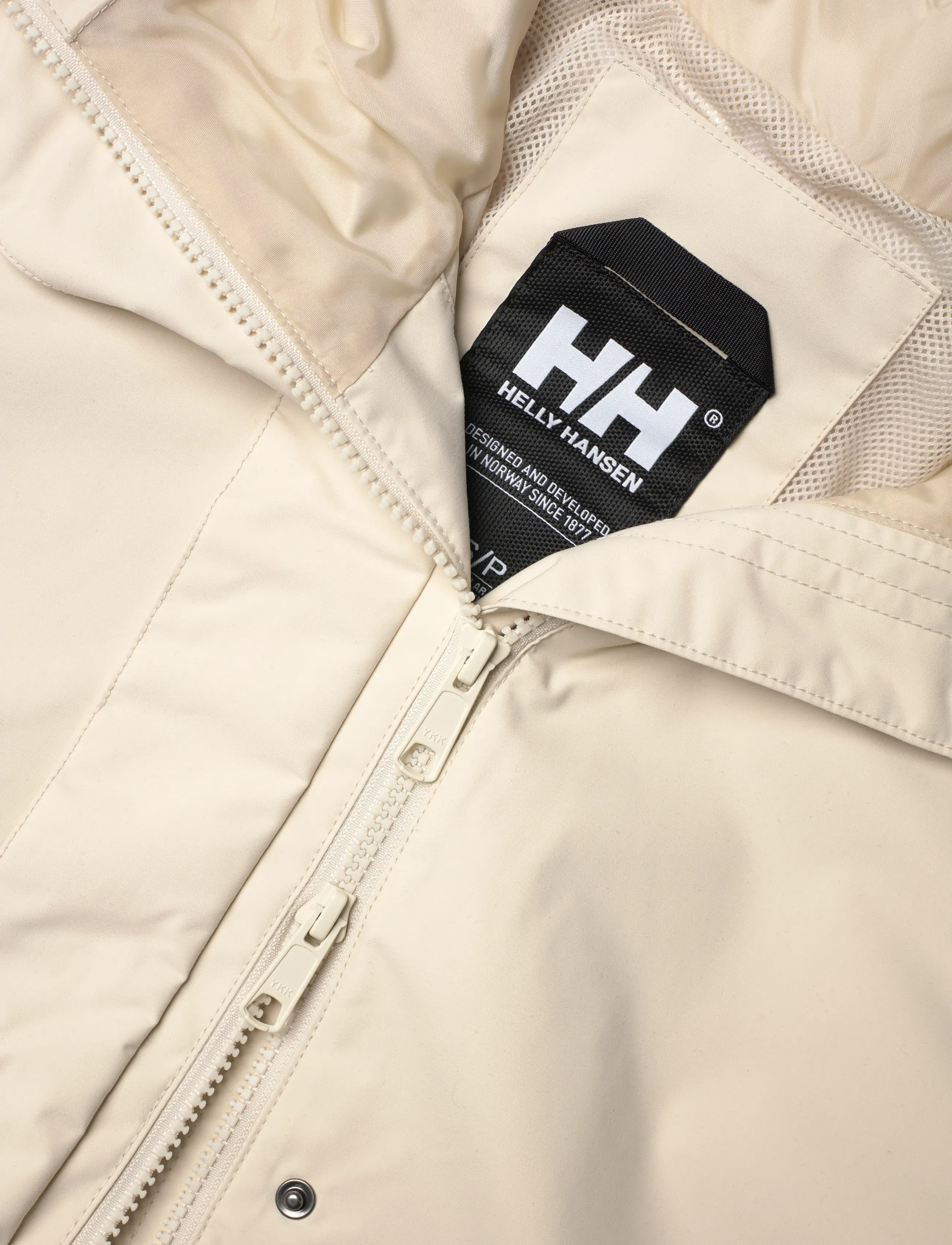 Helly Hansen - W VALENTIA 2.0 RAINCOAT - rain jackets - cream - 5