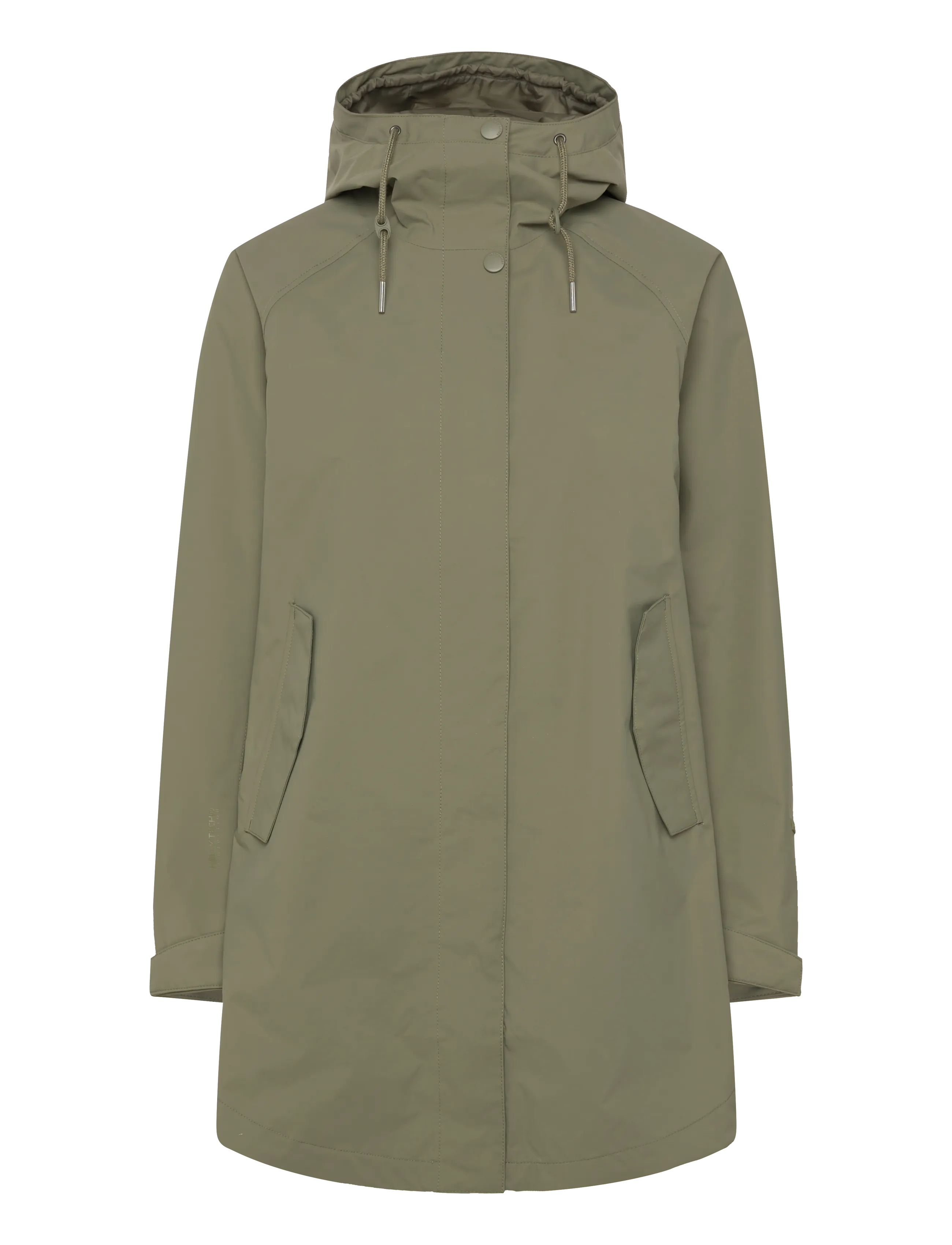 Helly Hansen W Valentia 2.0 Raincoat, XS, Khaki green, Regntøj > Regnfrakker, Dame