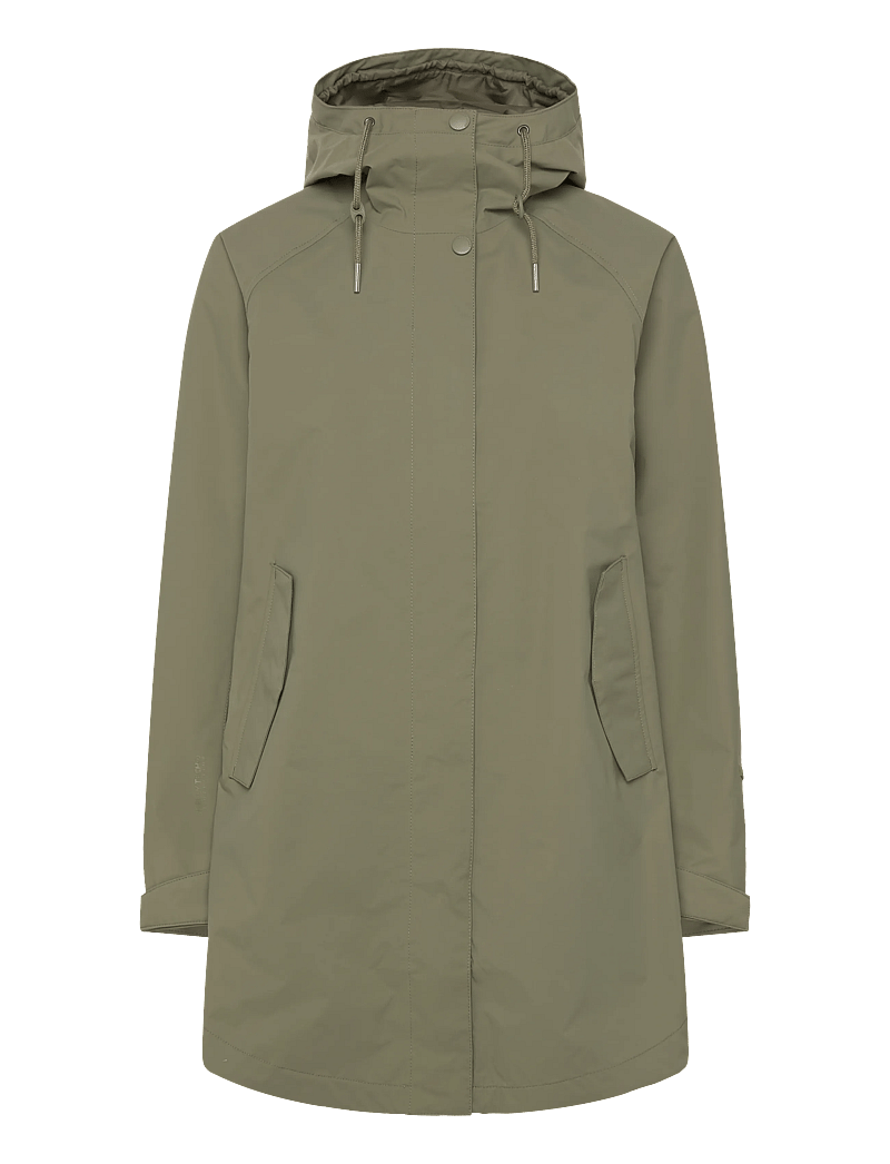 Helly Hansen - W VALENTIA 2.0 RAINC - regnjakker - lav green - 0
