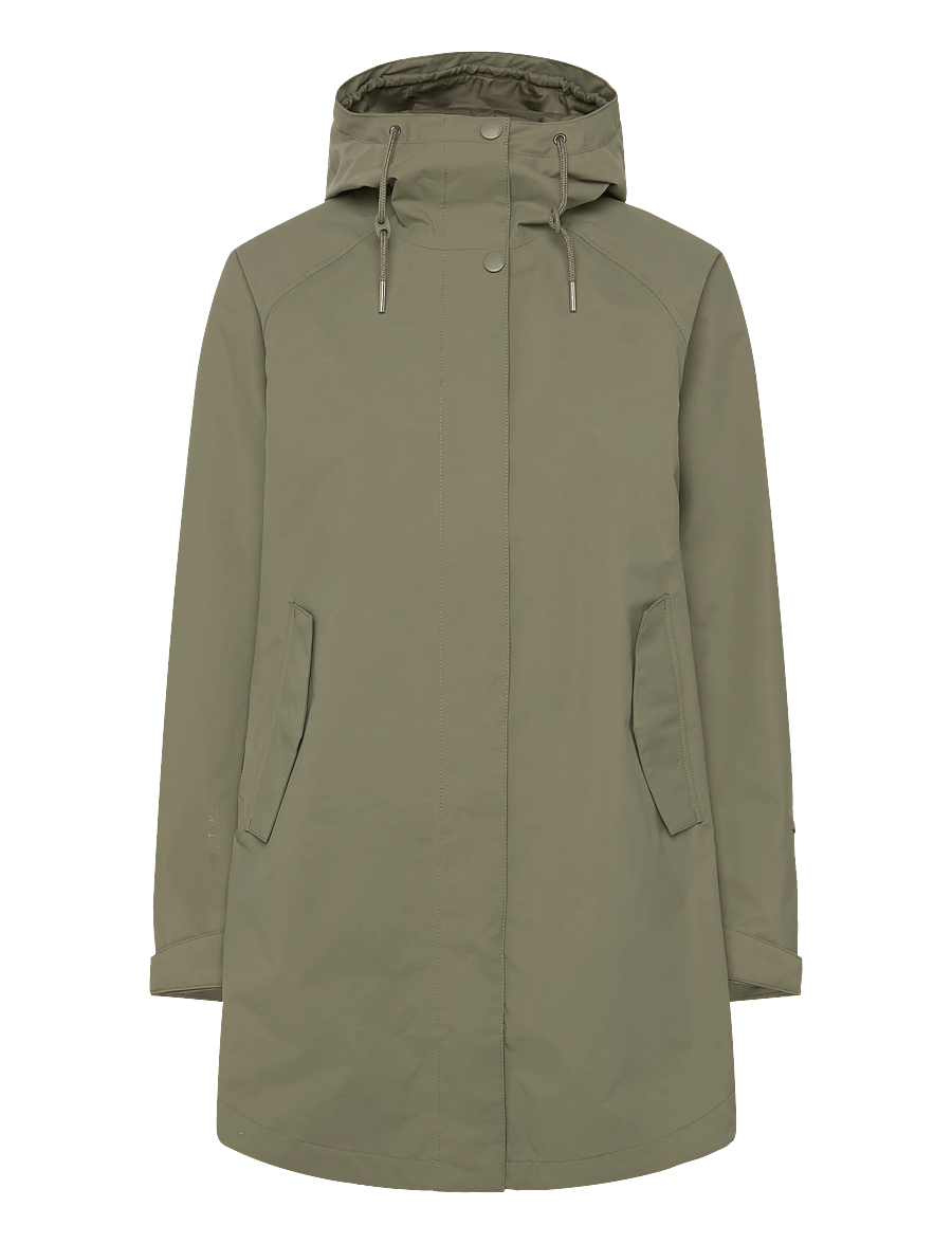 Helly Hansen - W VALENTIA 2.0 RAINCOAT - regenjassen - lav green - 0