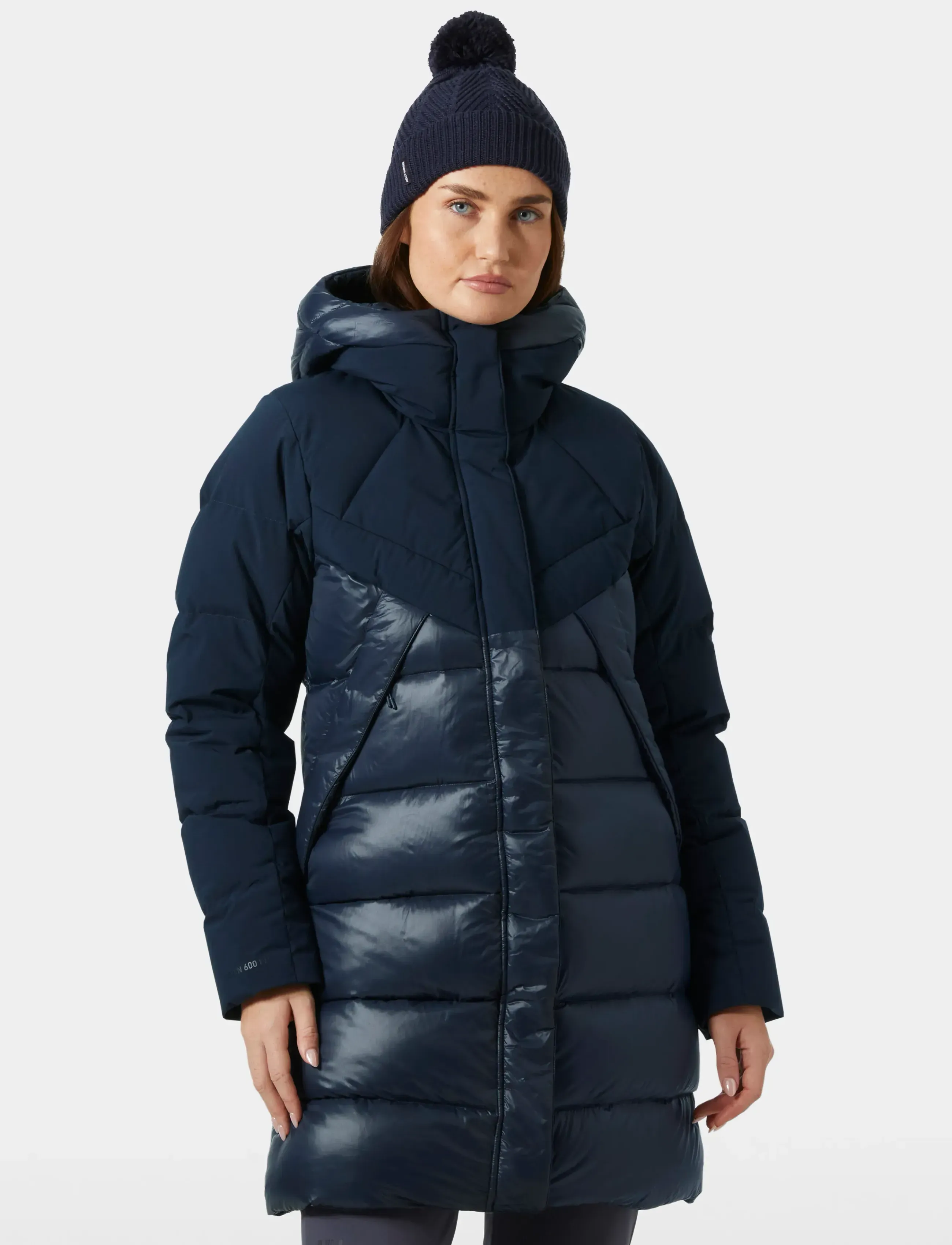 Helly Hansen W Winter Bliss Down Parka, Kvinder, Dunparka, Navy, Str: S