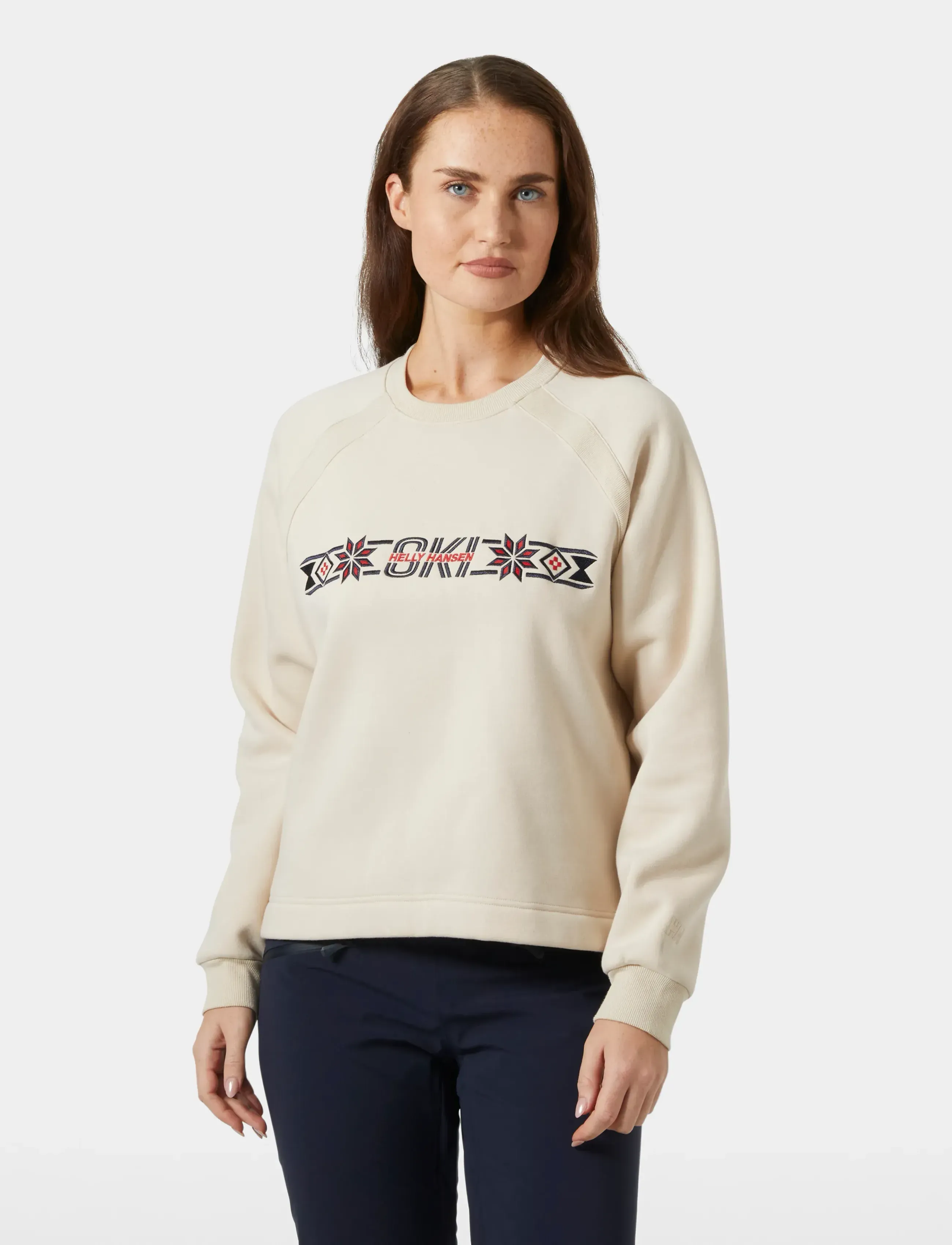 Helly Hansen W Bliss Sweatshirt, XL, Cream, Sport Sweatshirts & Hoodies > Sport Sweatshirts, Dame