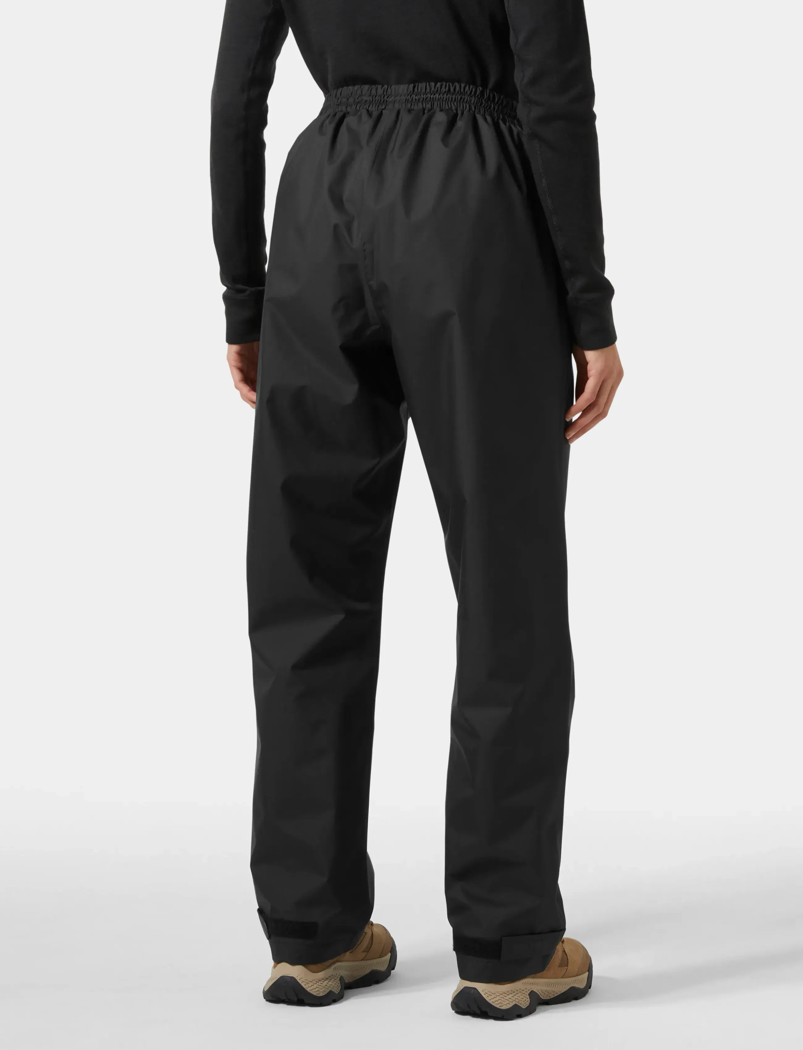 Helly Hansen - W HH RAIN PANT - fritidsbukser - black - 3