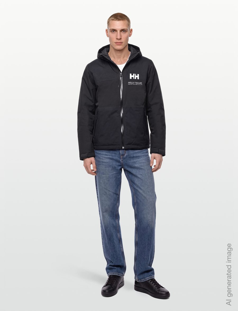 Helly Hansen - ACE INS RAIN JACKET - odzież przeciwdeszczowa - black - 0