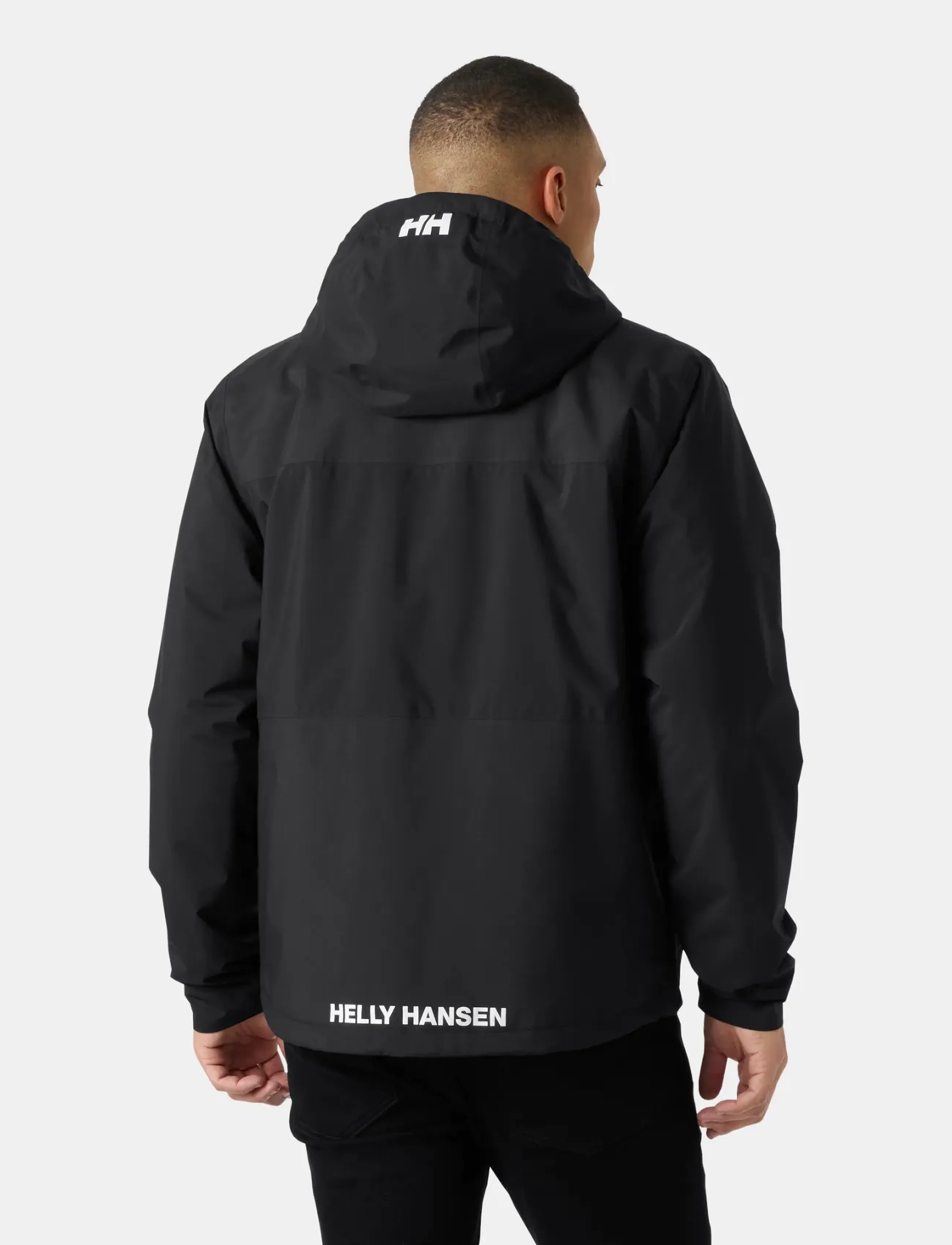 Helly Hansen - ACE INS RAIN JACKET - outdoor - black - 3