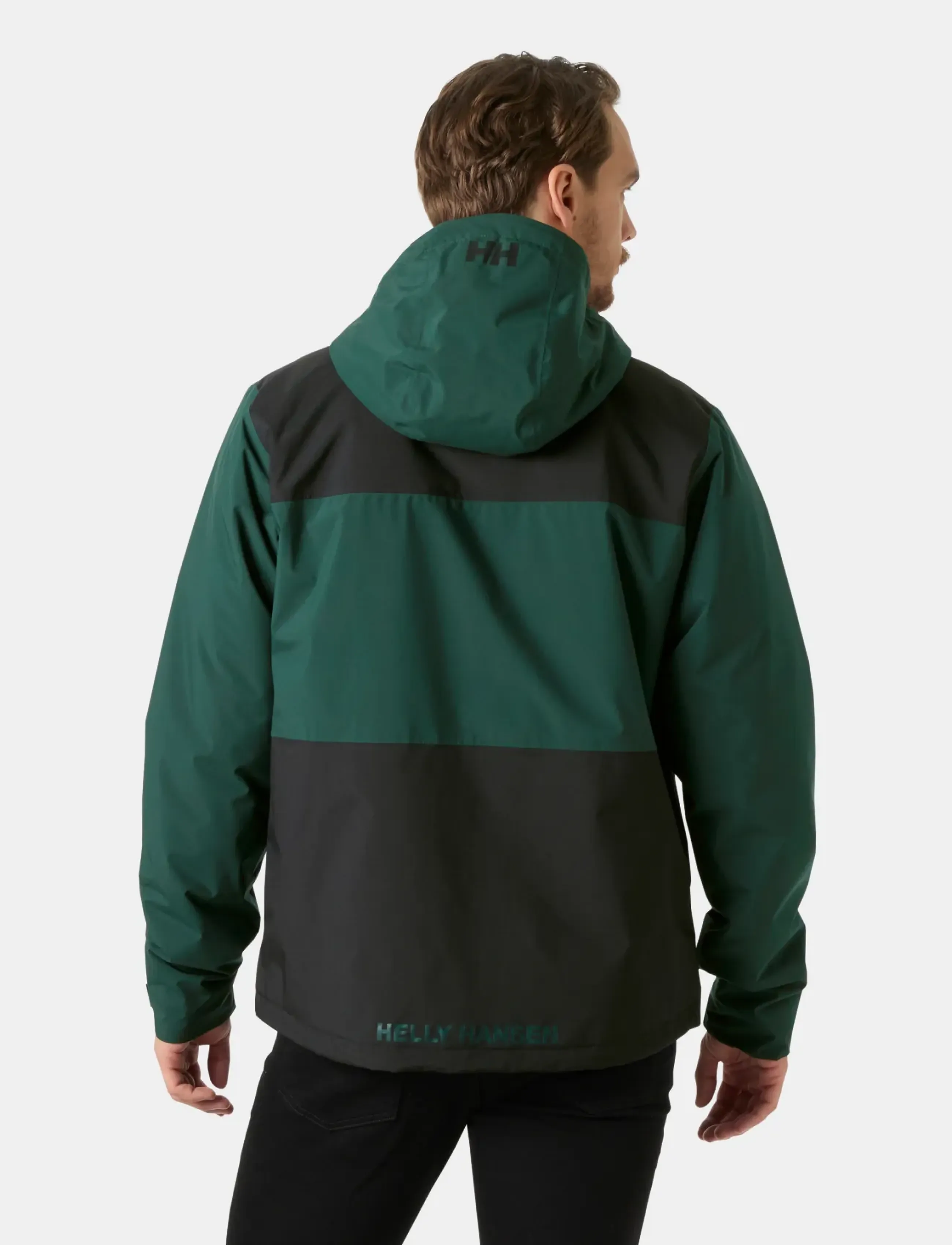 Helly Hansen - ACE INS RAIN JACKET - regnjakker - dark jungle - 3