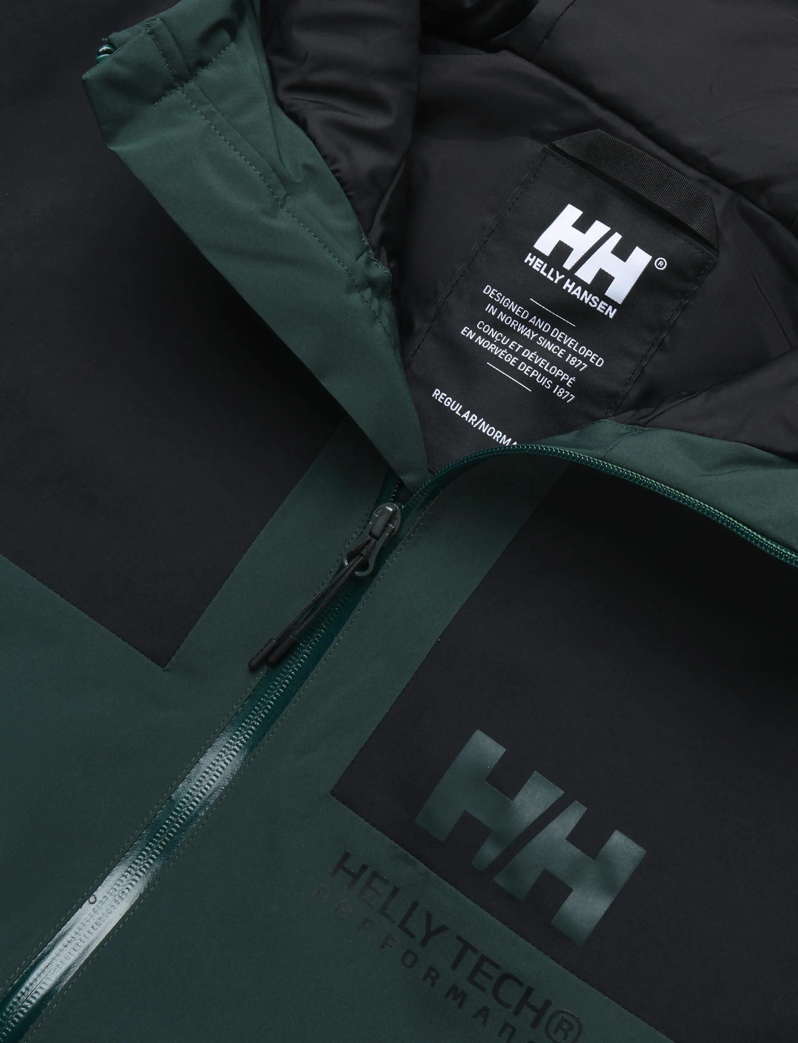 Helly Hansen - ACE INS RAIN JACKET - regnjakker - dark jungle - 4