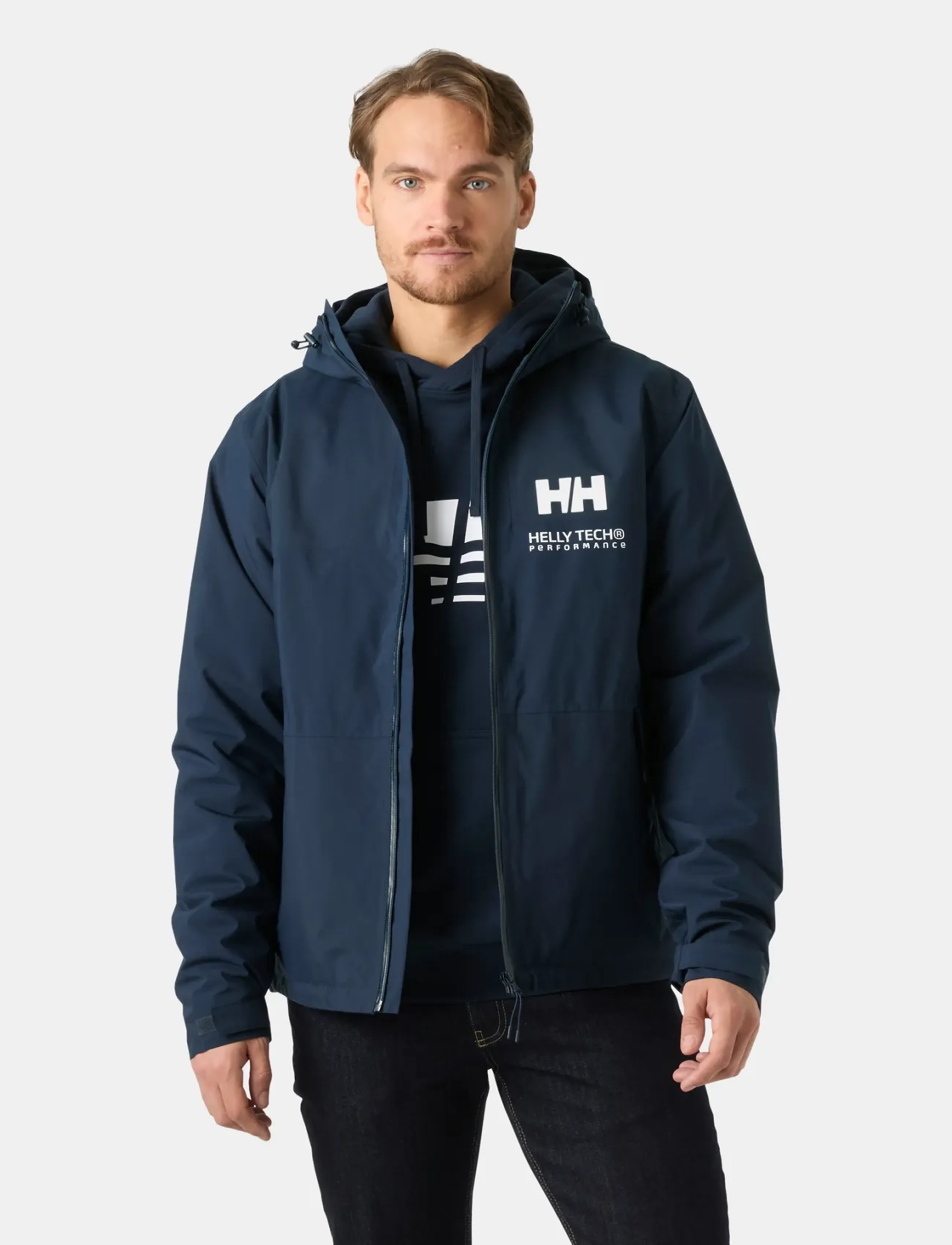 Helly Hansen - ACE INS RAIN JACKET - outdoor - navy - 0