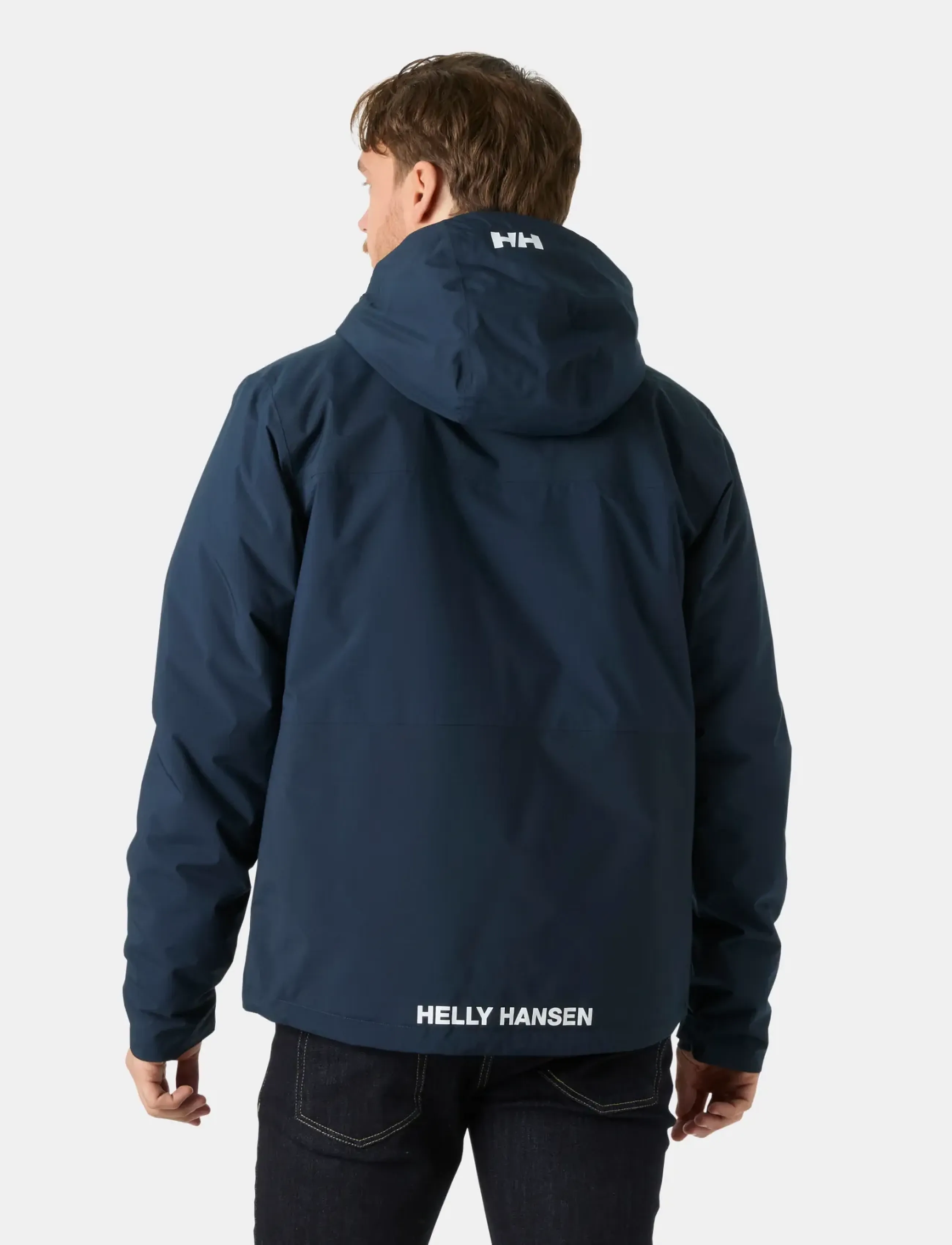 Helly Hansen - ACE INS RAIN JACKET - outdoor - navy - 3