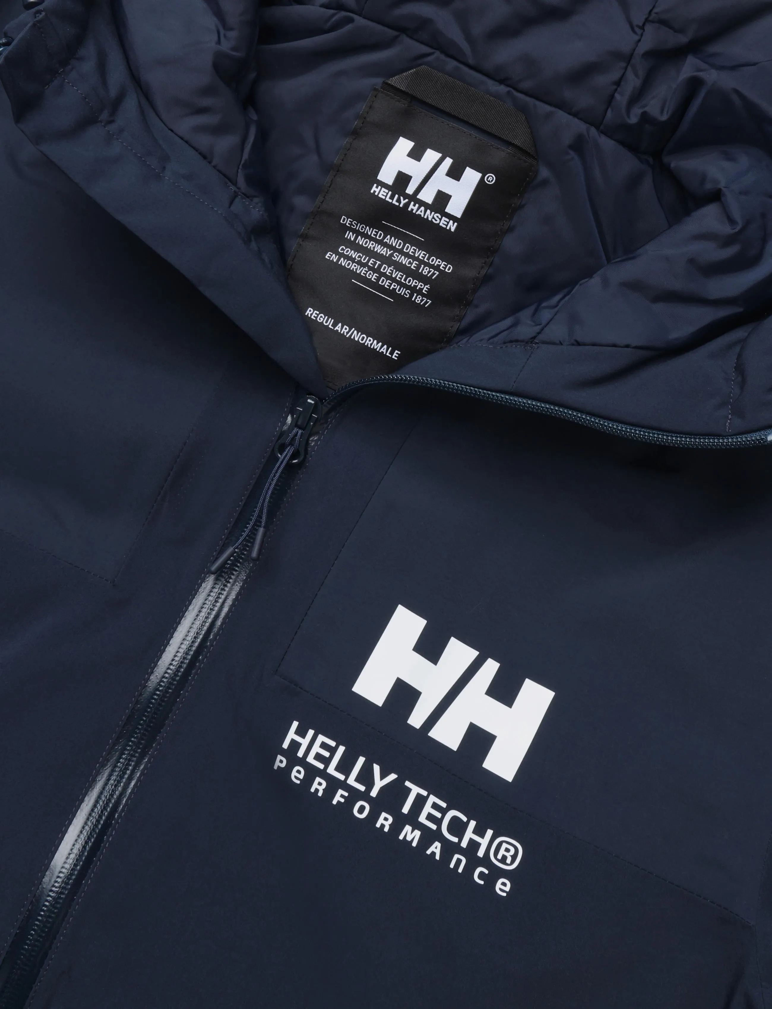 Helly Hansen - ACE INS RAIN JACKET - outdoor - navy - 4