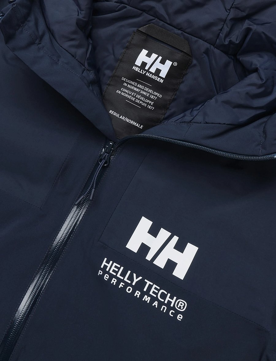 Helly Hansen - ACE INS RAIN JACKET - outdoor - navy - 4