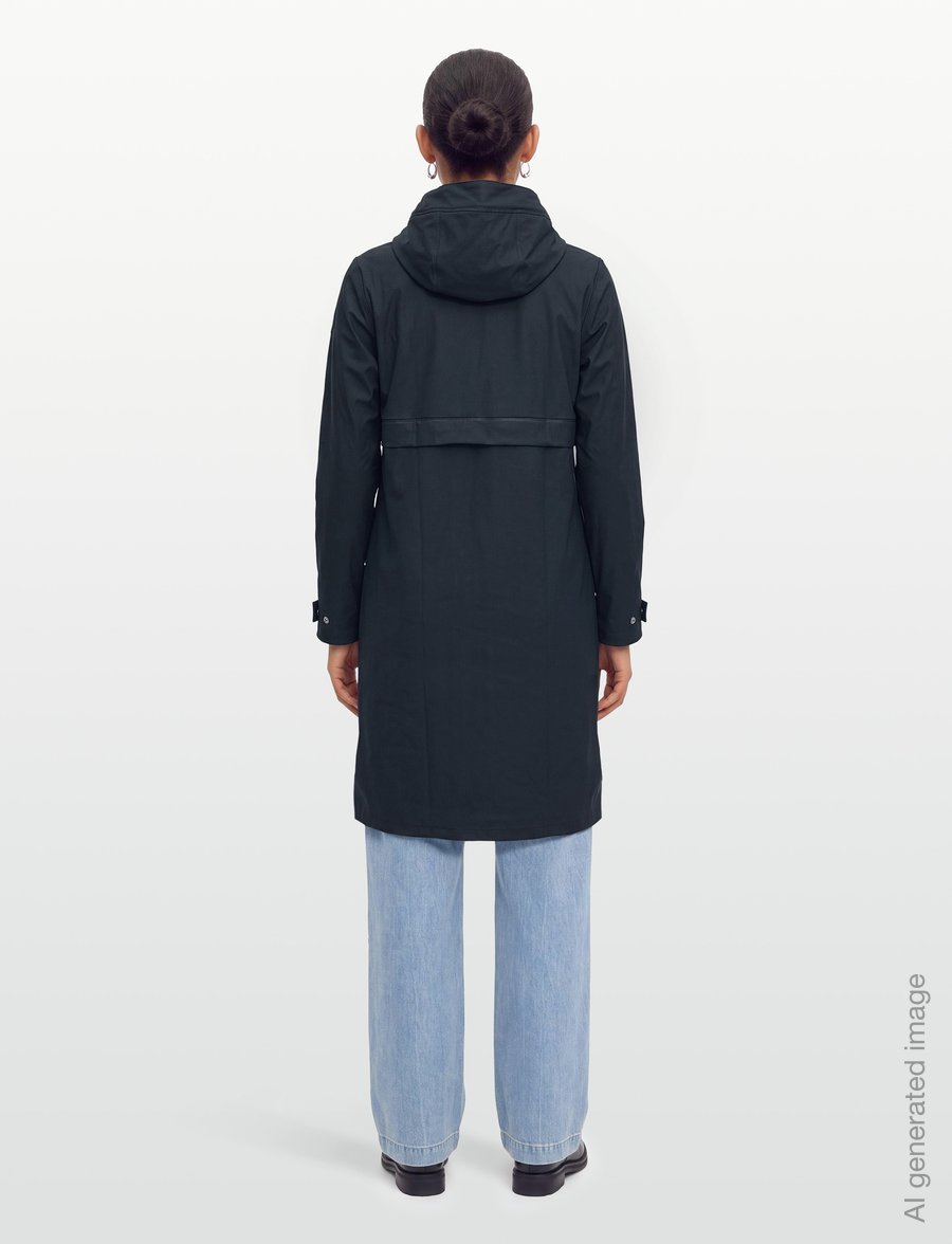 Helly Hansen - W MOSS INS PU COAT - dūnu jakas - navy - 4